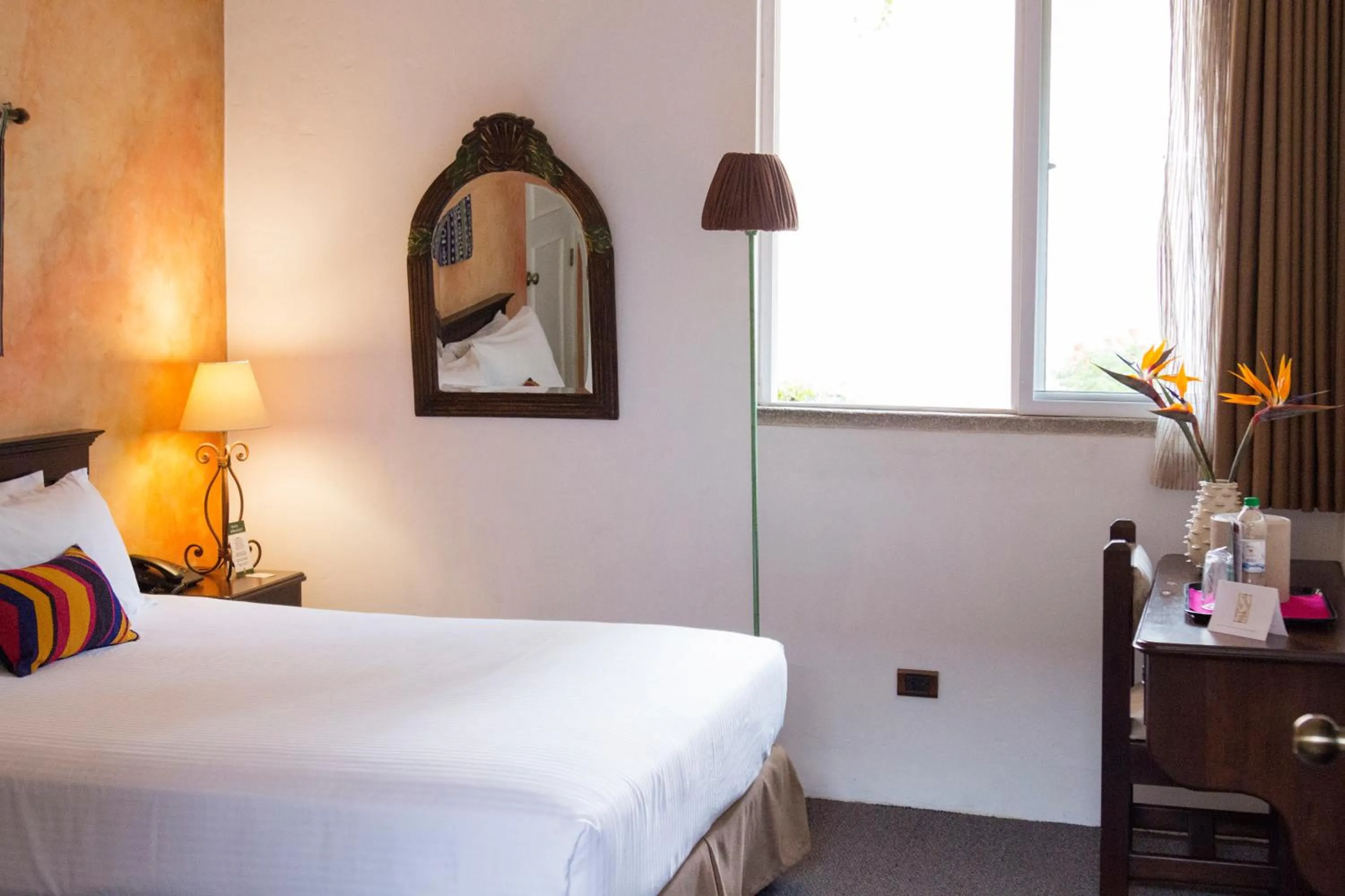 Decorative detail, Bed in Hotel Ciudad Vieja