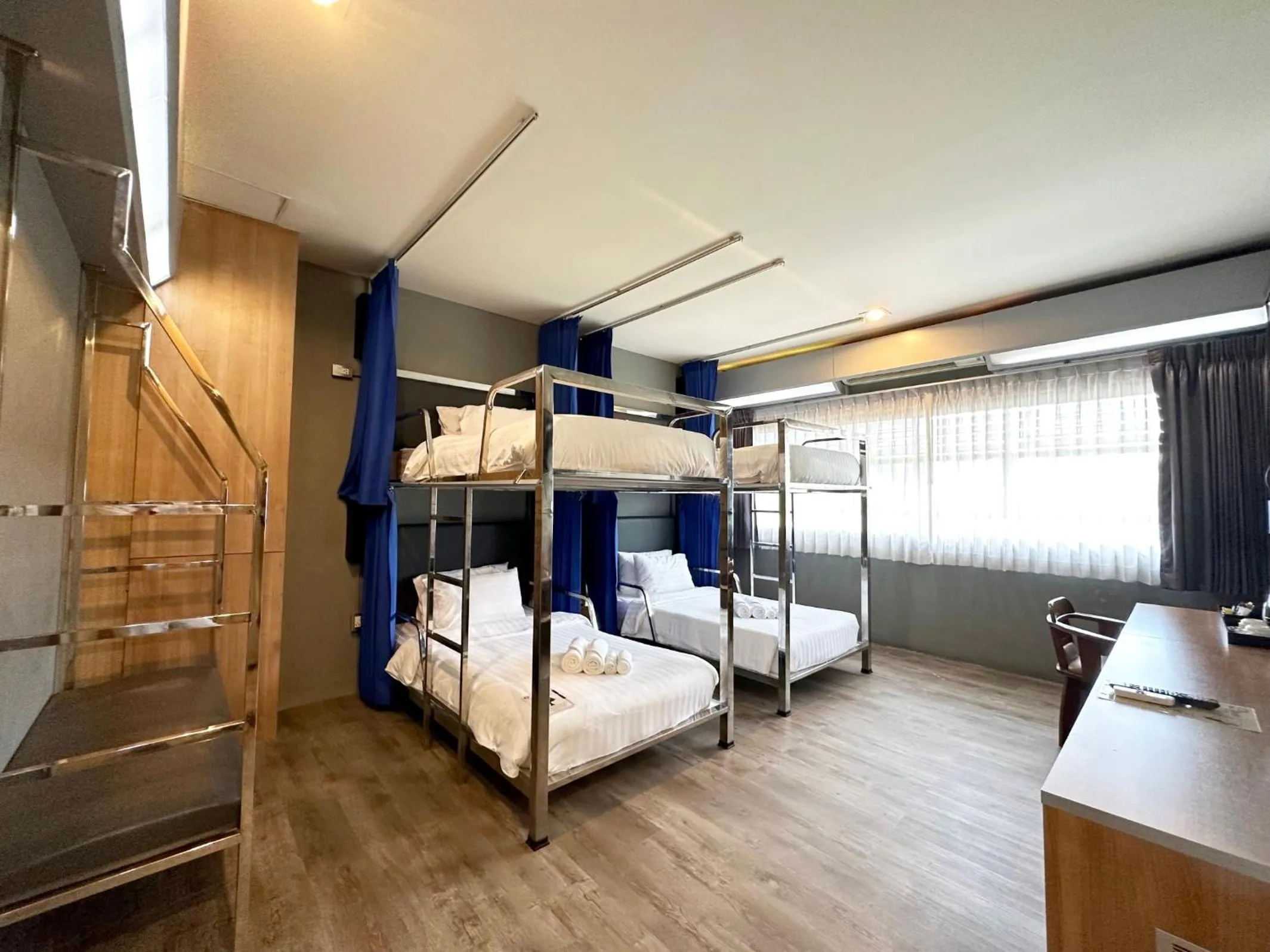 Bed in The Terminal Khon Kaen Hotel