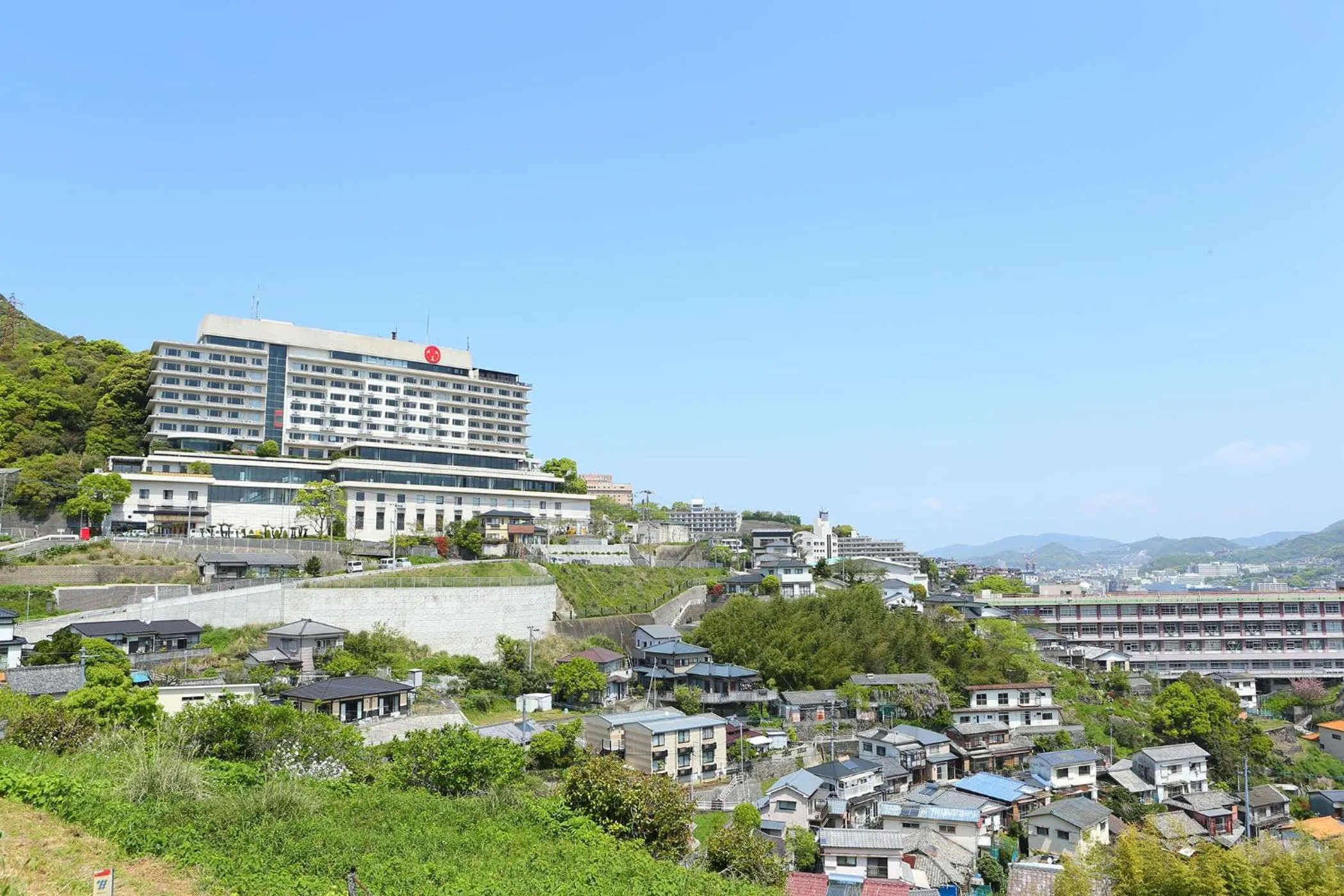 Property building in Ooedo Onsen Monogatari Nagasaki Hotel Seifu