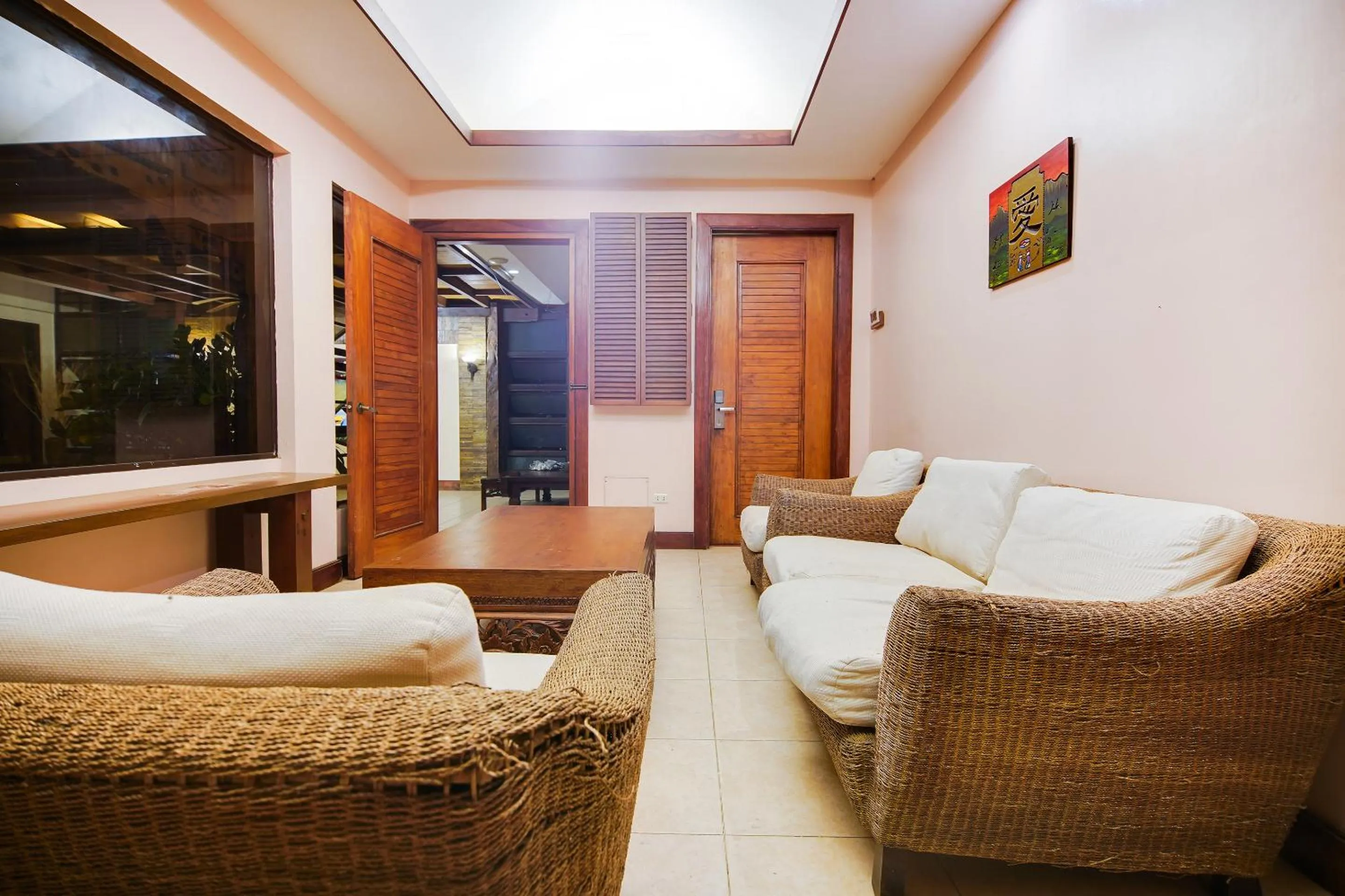 Seating area in Sheridan Boutique Resort Iloilo