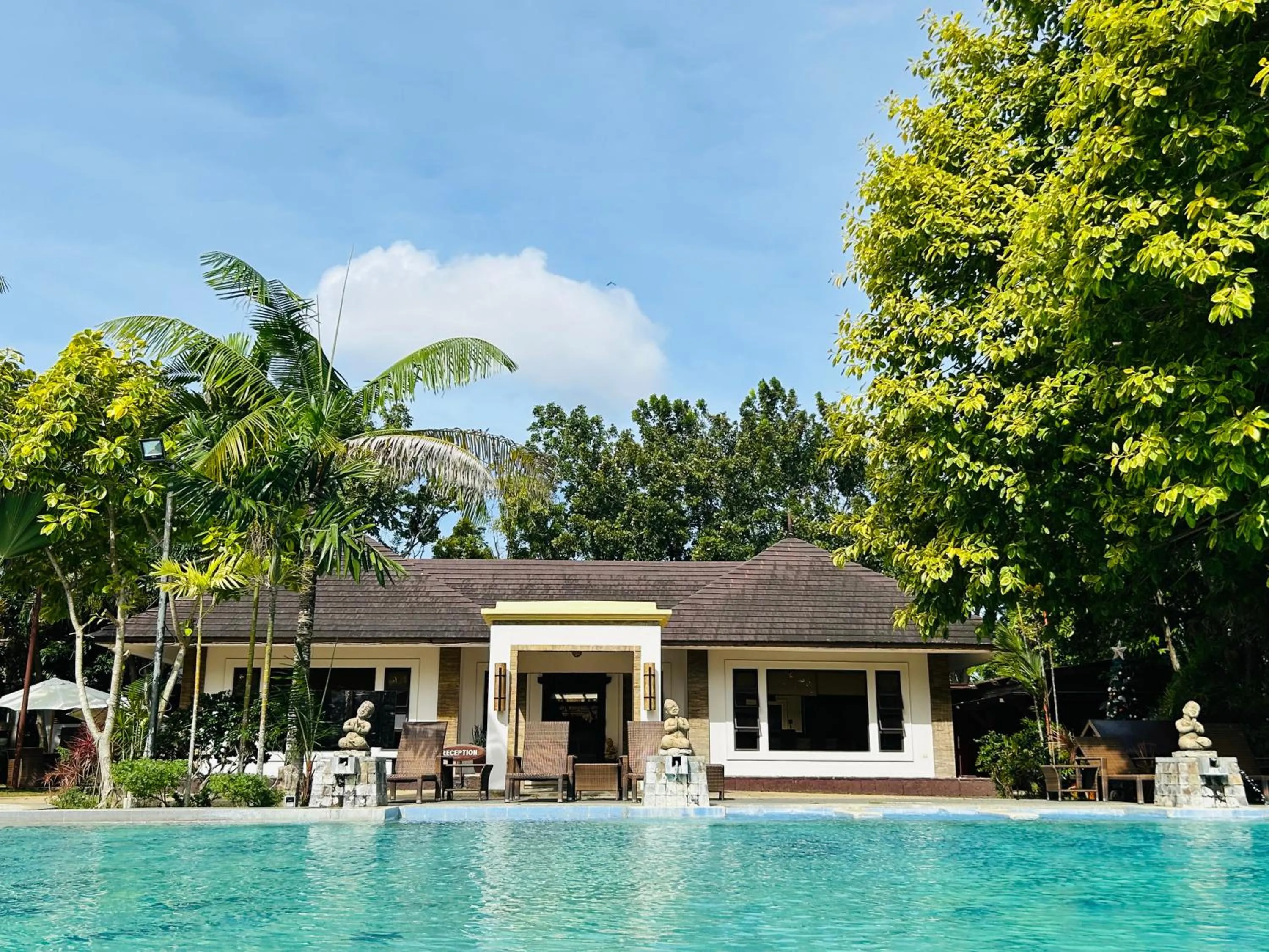 Pool view in Sheridan Boutique Resort Iloilo
