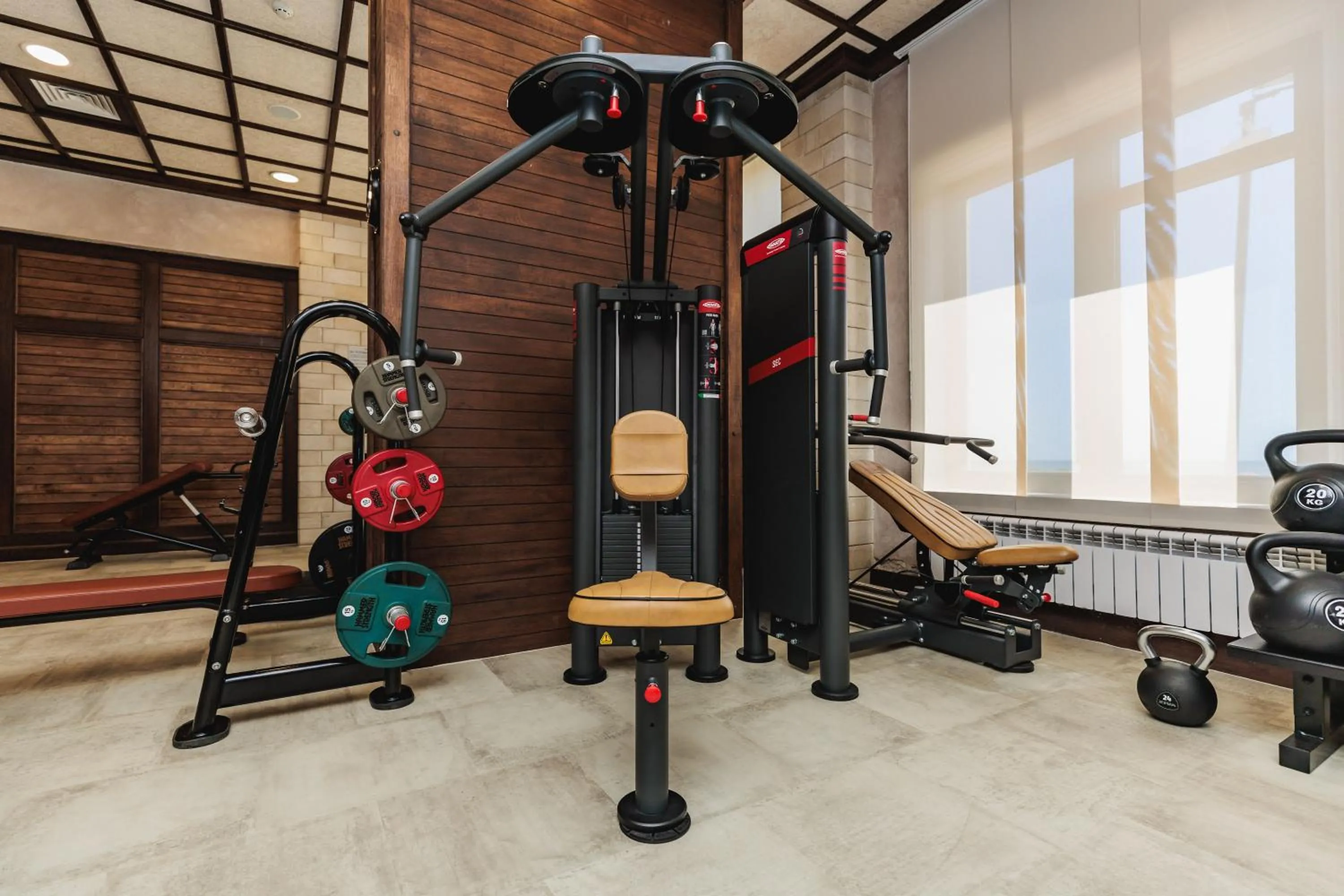 Fitness centre/facilities in Oasis Resort Lozenets