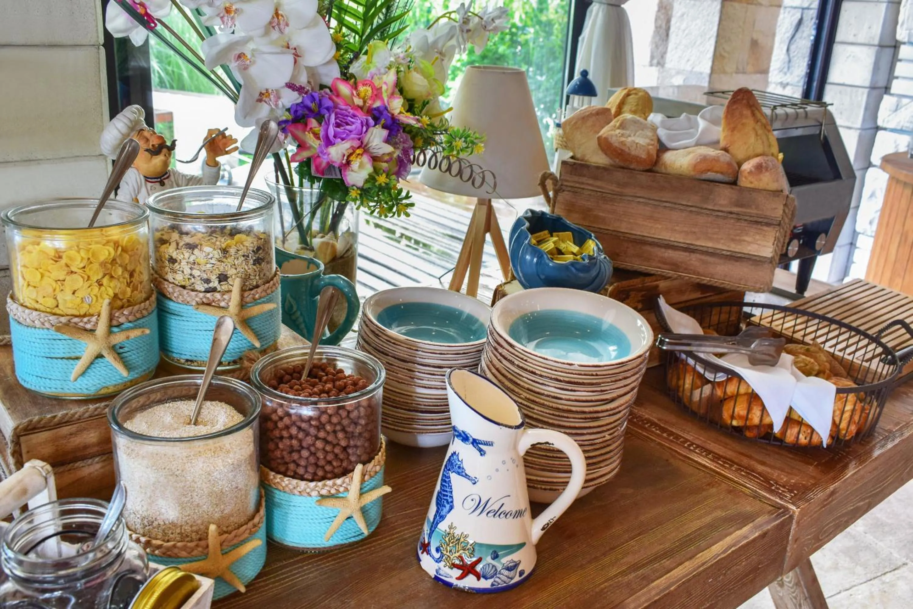 Breakfast in Oasis Resort Lozenets