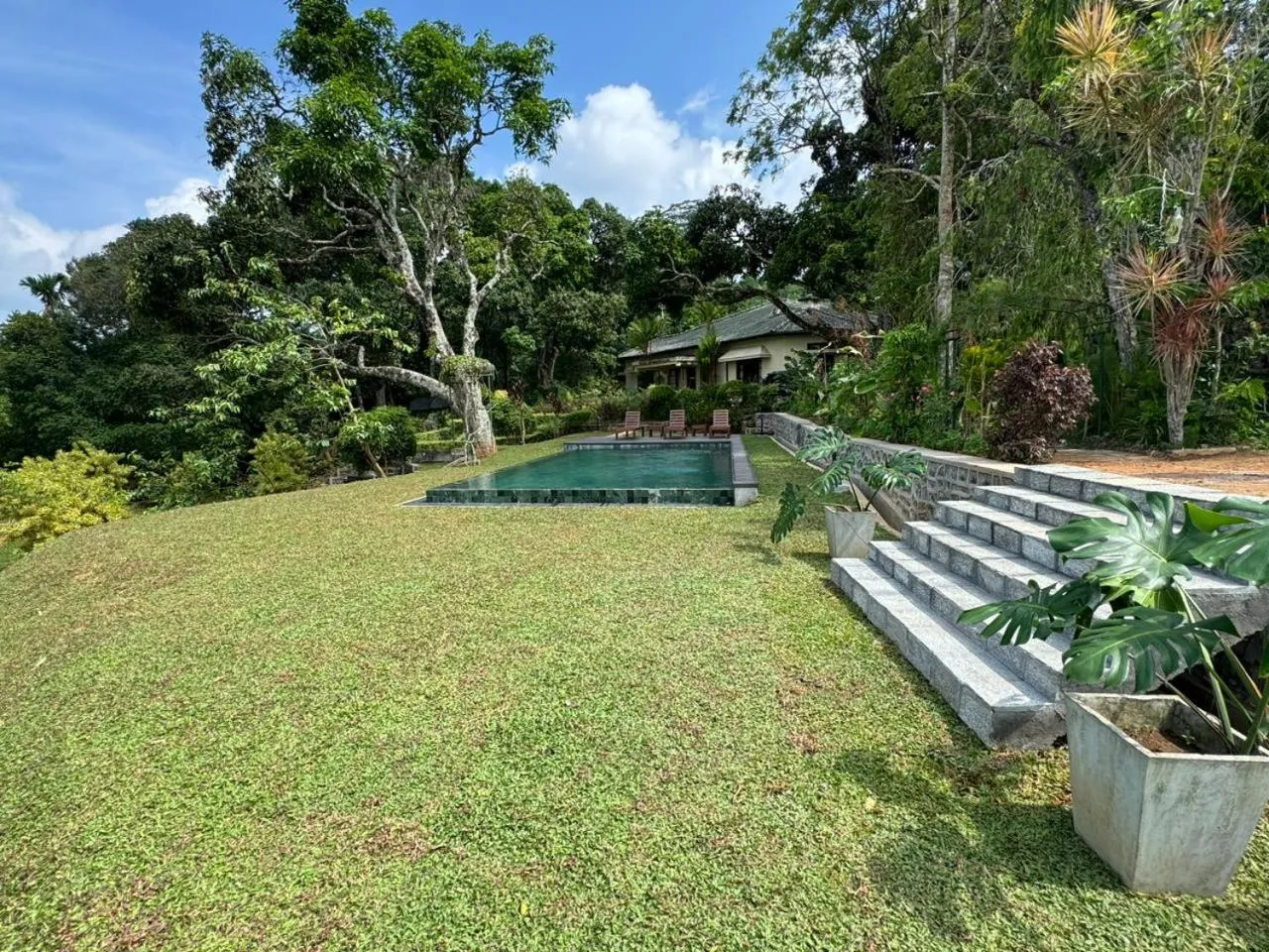 Garden in Ancoombra Tea Estate Bungalow
