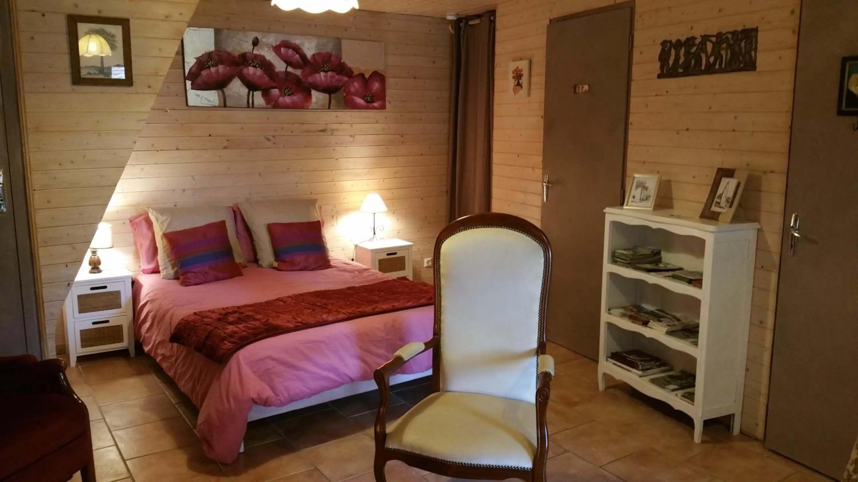 Bed in Chambres d'Hôtes Le Plessis à Broye