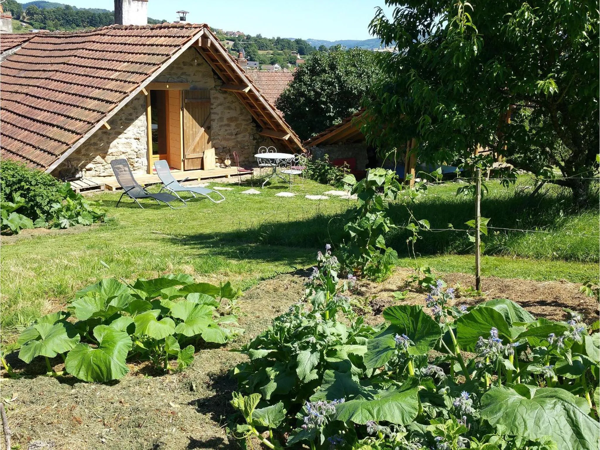 Garden in Chambres d'Hôtes Le Plessis à Broye