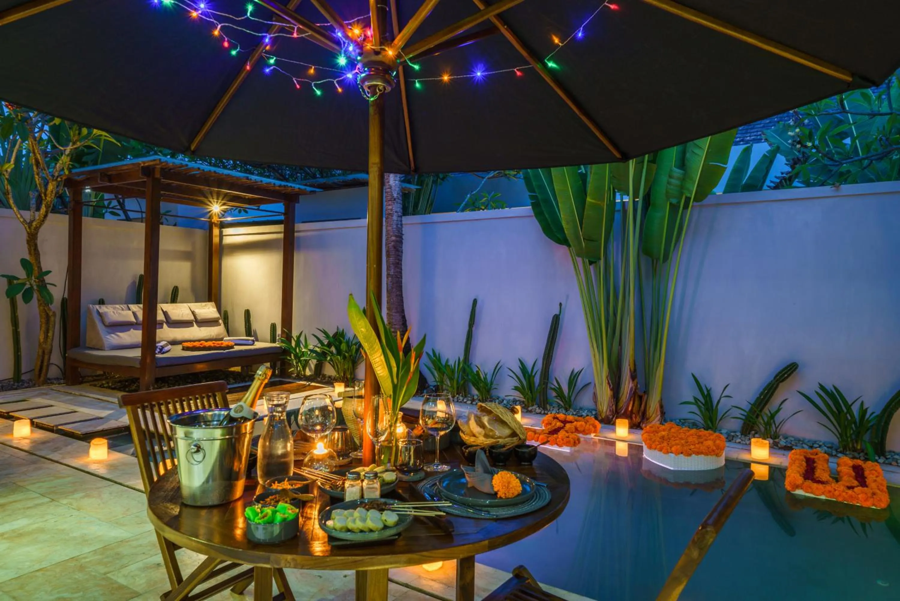 Night in Anema Villa Seminyak