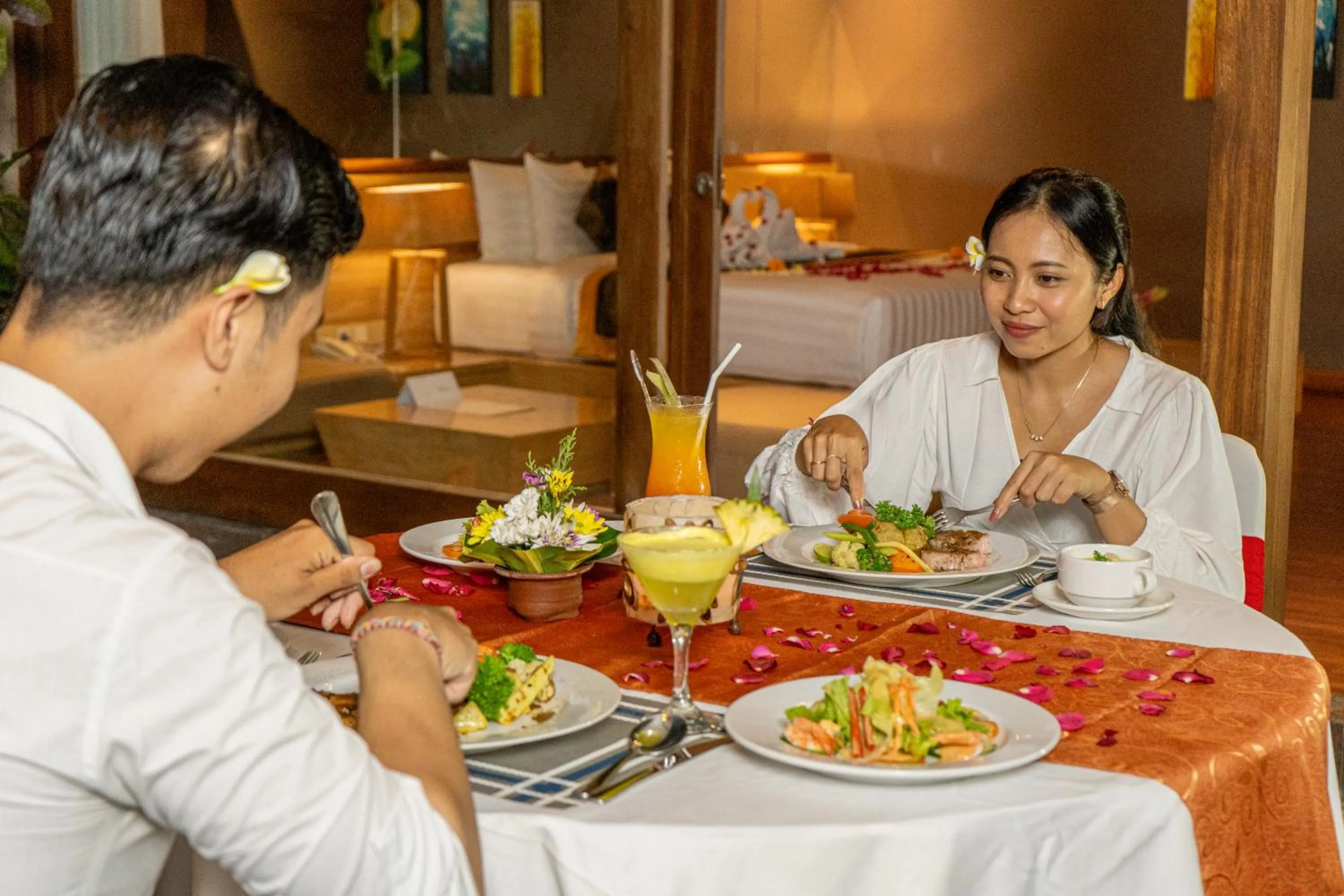 Dinner in Asa Bali Luxury Villas & Spa