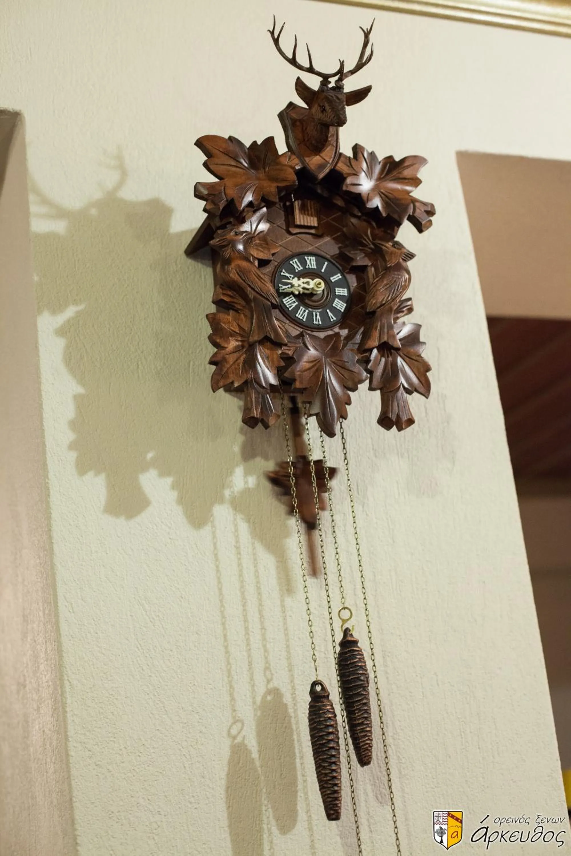 Decorative detail in Arkefthos Mountain Hotel