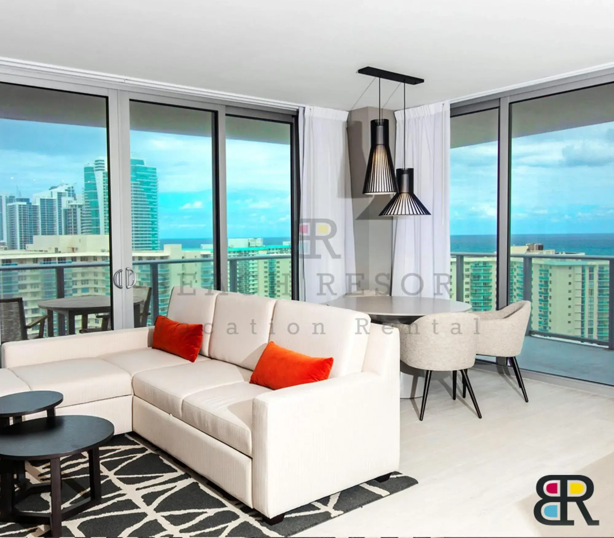 Balcony/Terrace, Seating Area in Hyde Beach House