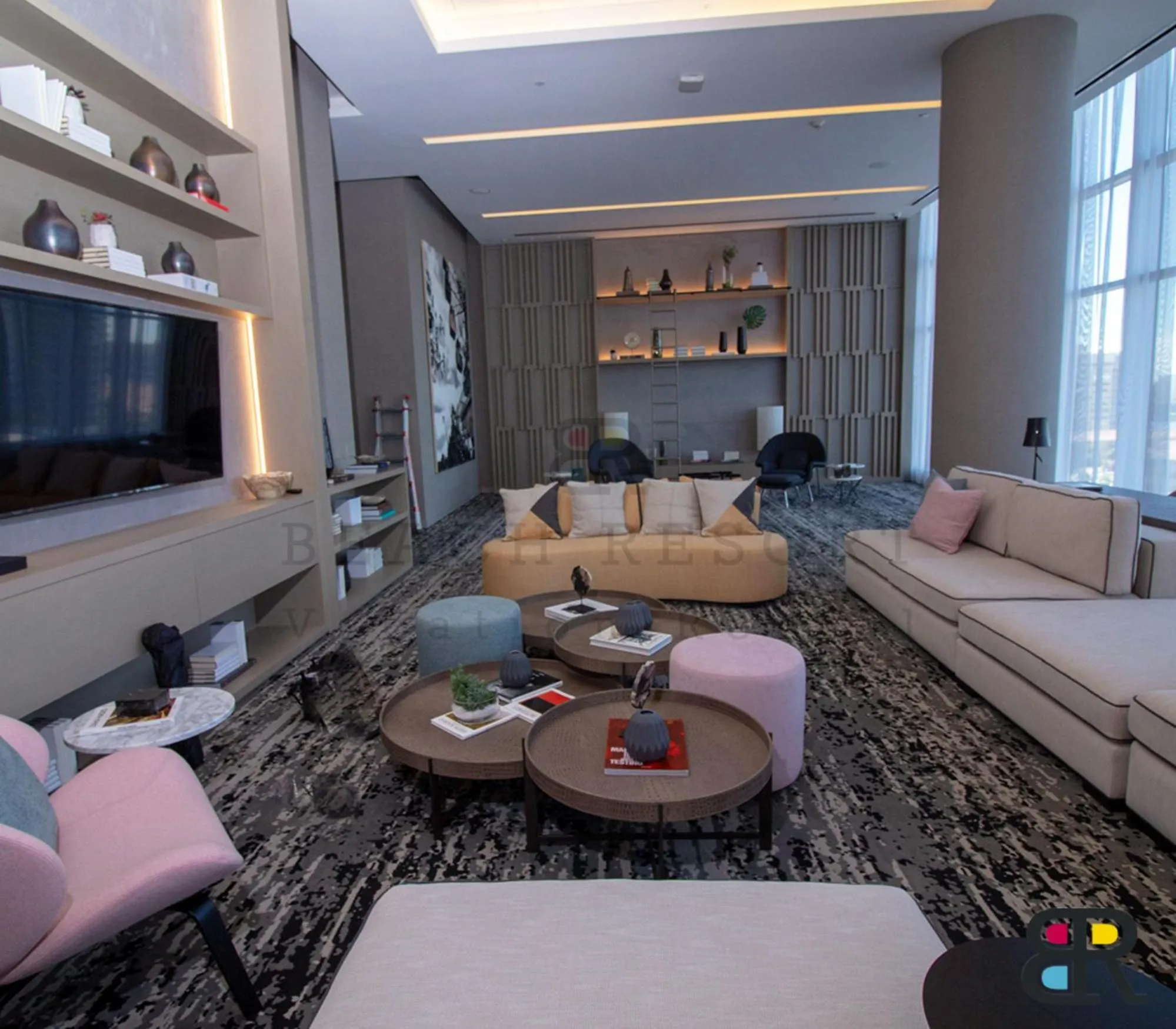 Bed in HYDE Beach House Apartments