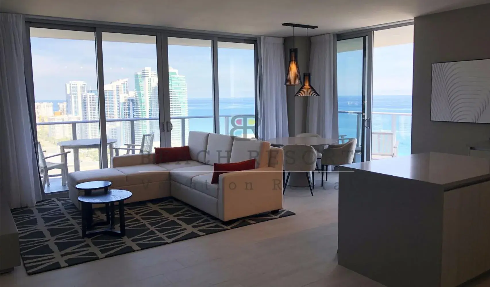 Living room, Seating Area in Hyde Beach House