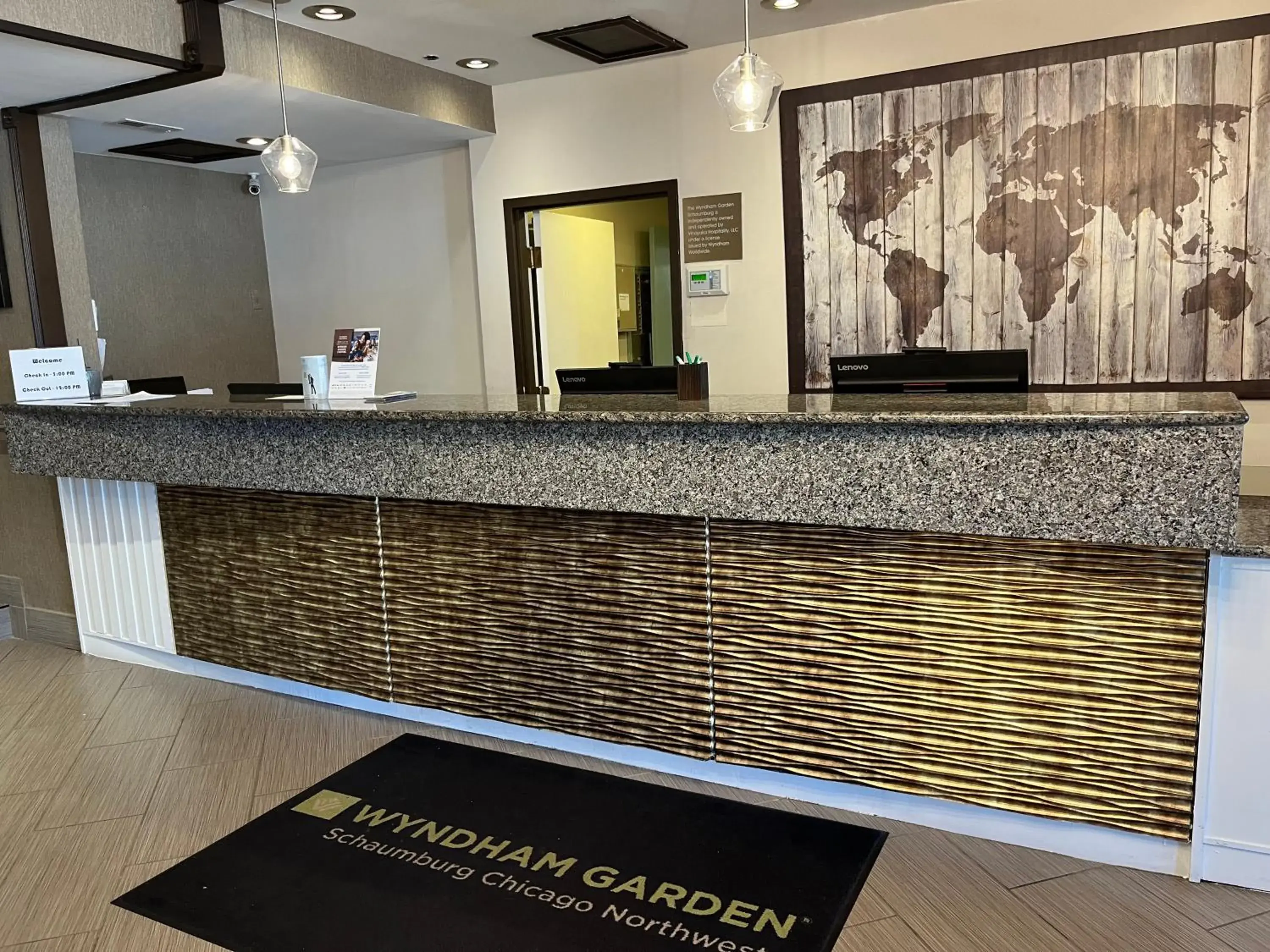 Lobby or reception in Wyndham Garden Schaumburg Chicago Northwest Lobby or reception in Wyndham Garden Schaumburg Chicago Northwest
