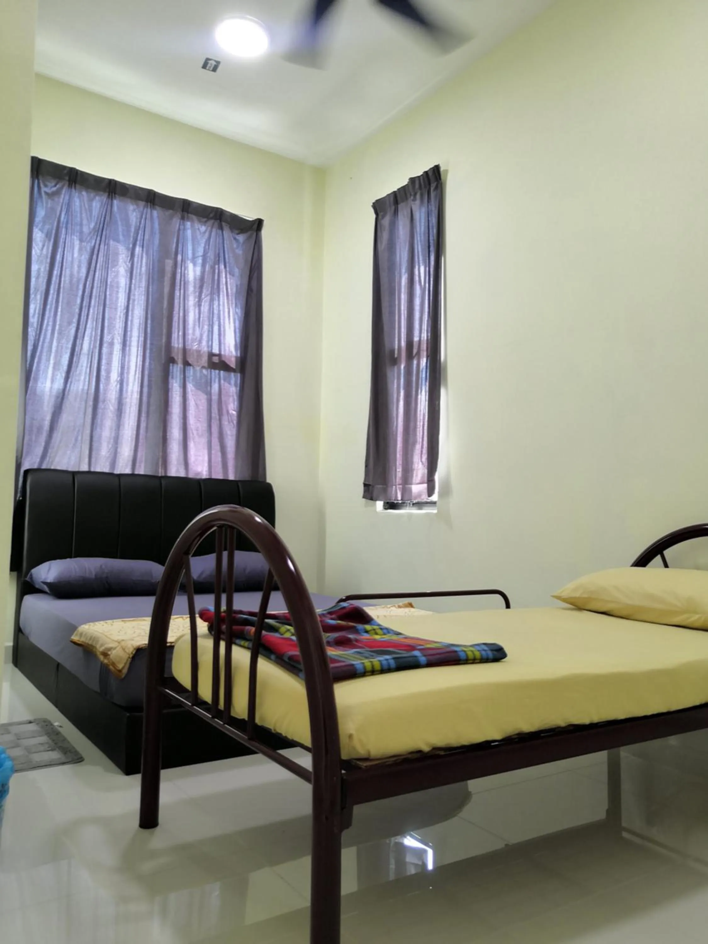 Bed in WeJDAN INN BALIK PULAU, PENANG ISLAND