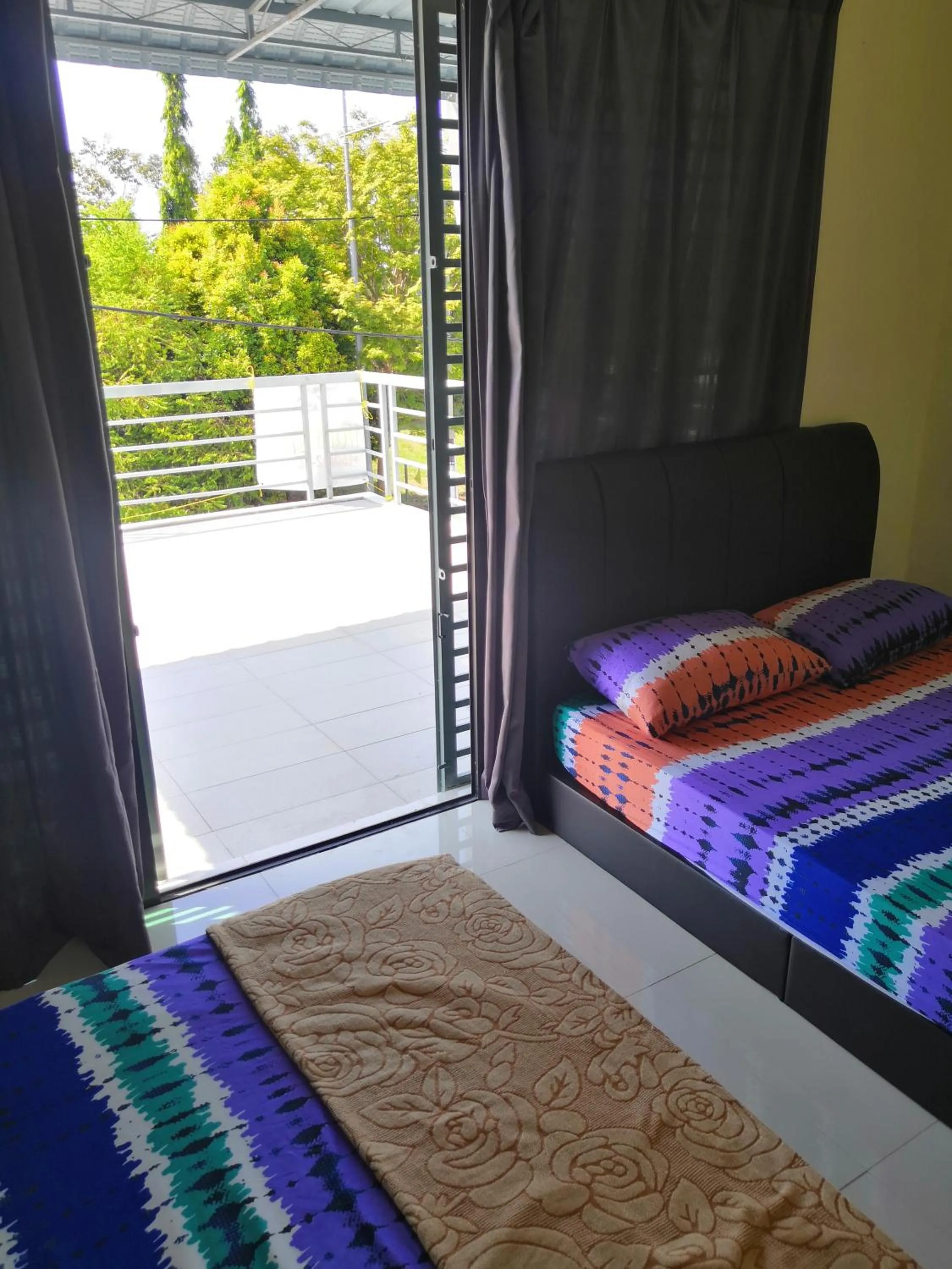 Bed in WeJDAN INN BALIK PULAU, PENANG ISLAND