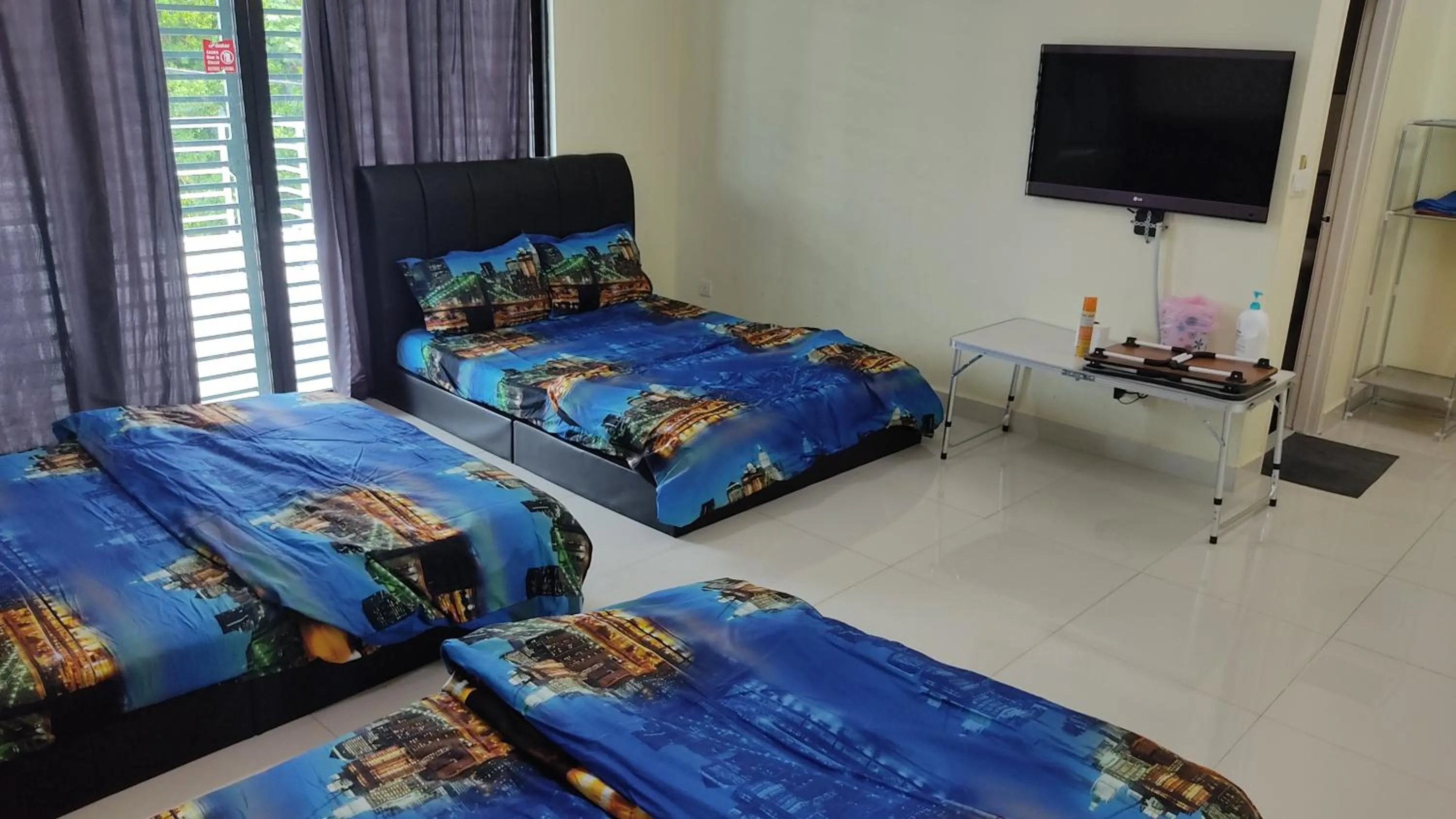 Bed in WeJDAN INN BALIK PULAU, PENANG ISLAND