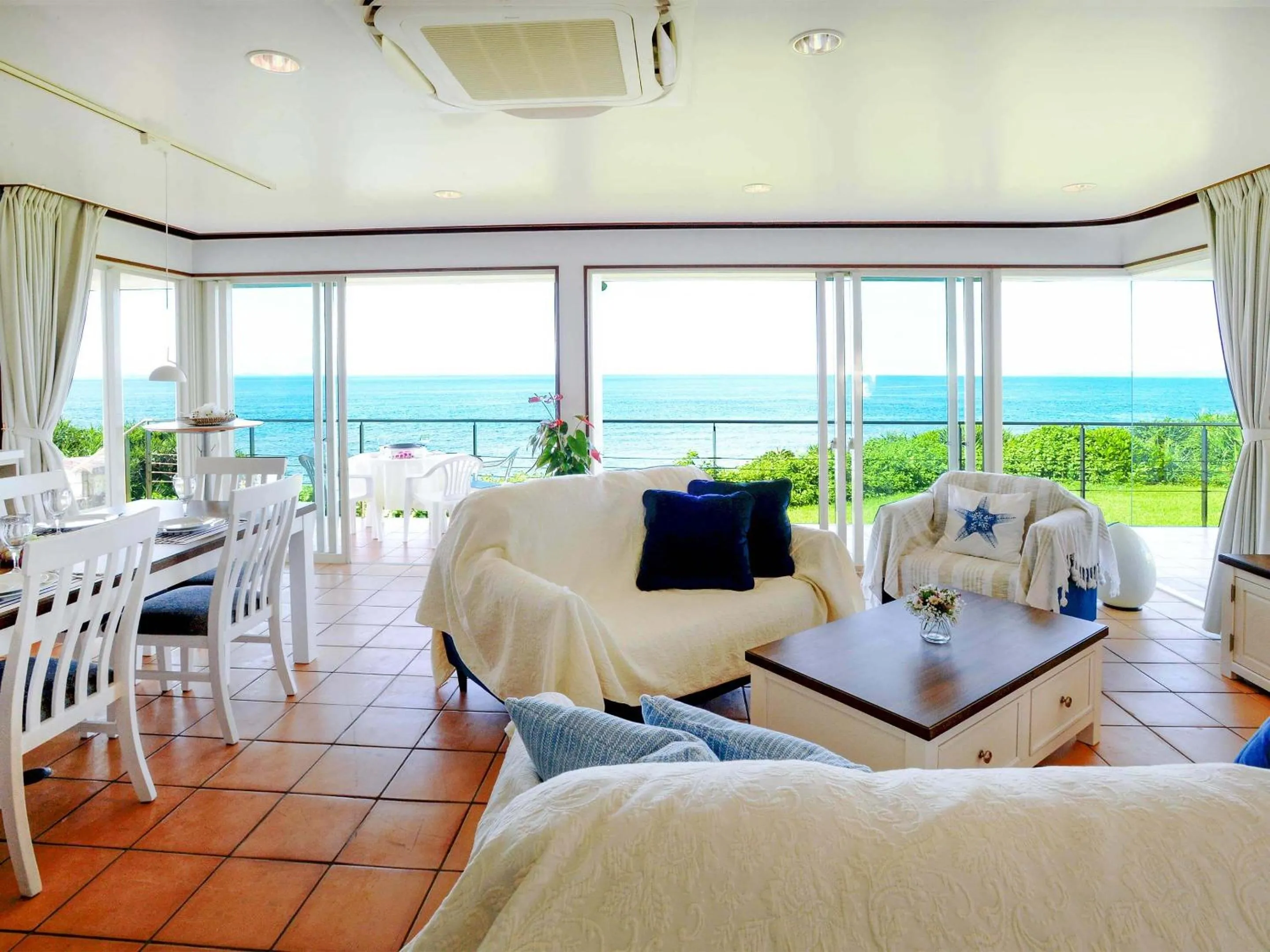 Living room in wisteria Ocean Nakijin