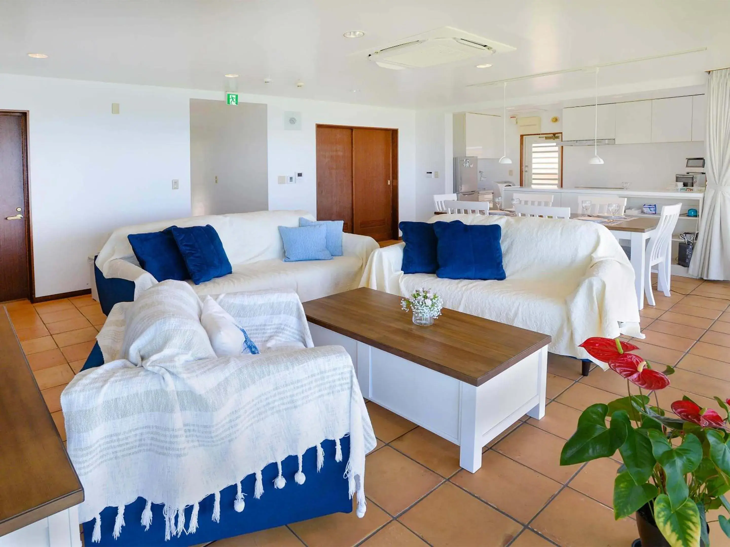 Living room, Bed in wisteria Ocean Nakijin Living room, Bed in wisteria Ocean Nakijin