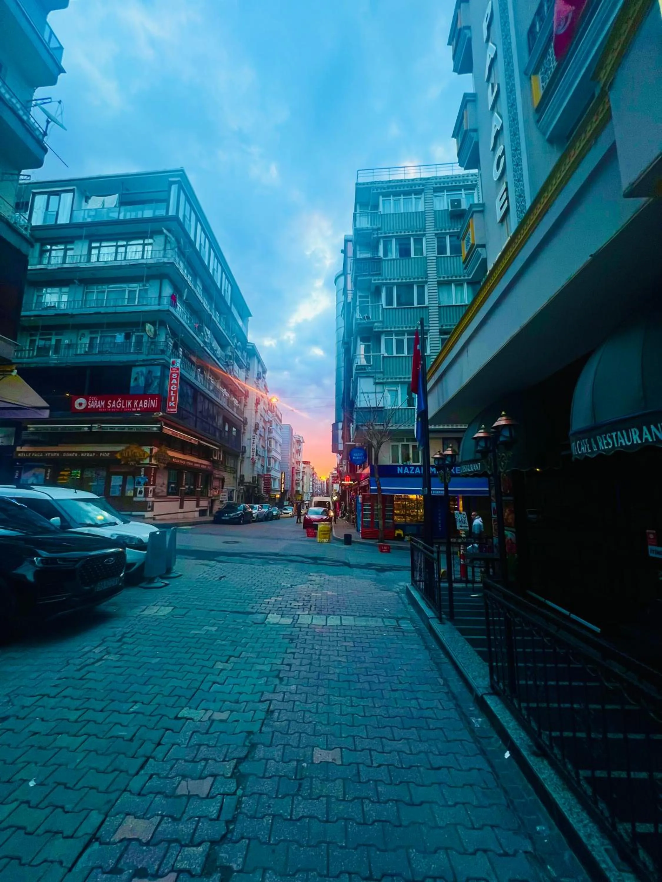 City view in Elit Palace Hotel