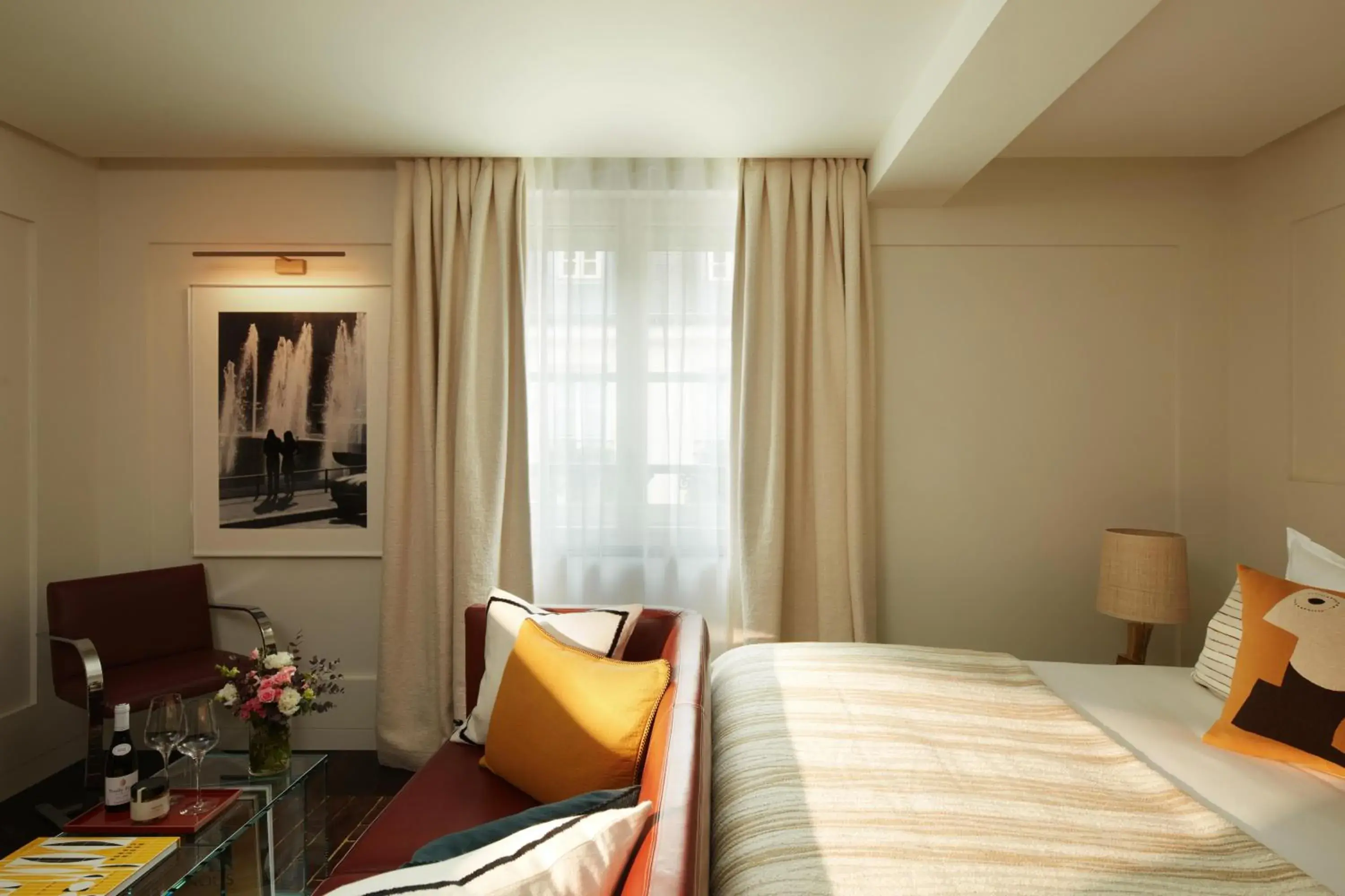 Bedroom, Bed in Hotel La Villa Saint Germain Des Prés Bedroom, Bed in Hotel La Villa Saint Germain Des Prés