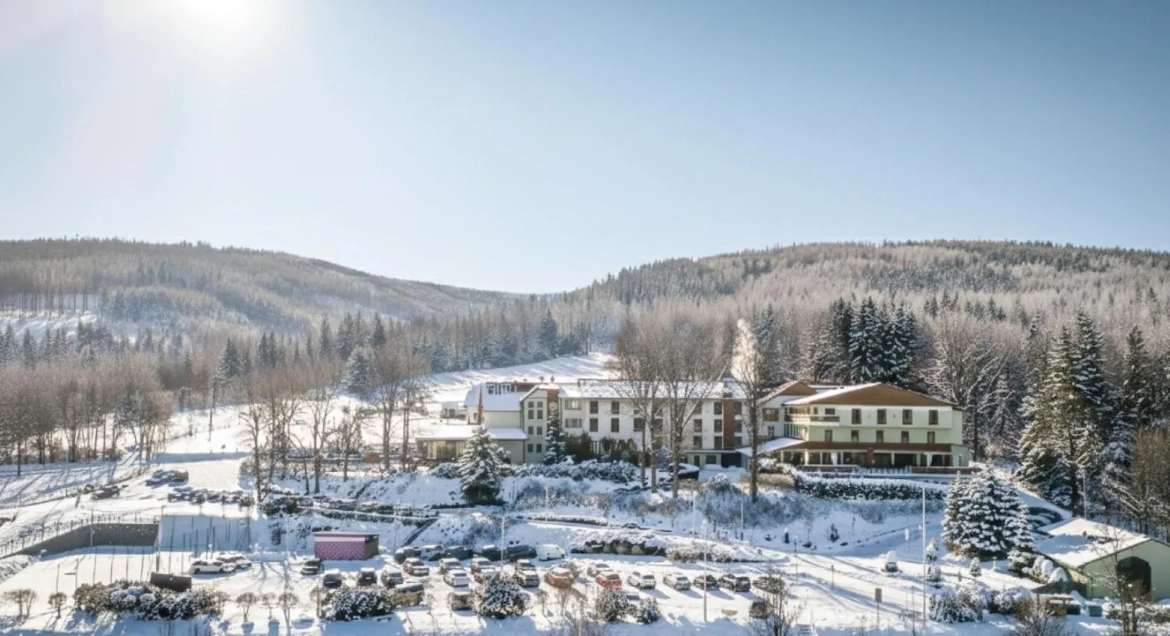 Winter in Malinowy Dwór Hotel Medical SPA