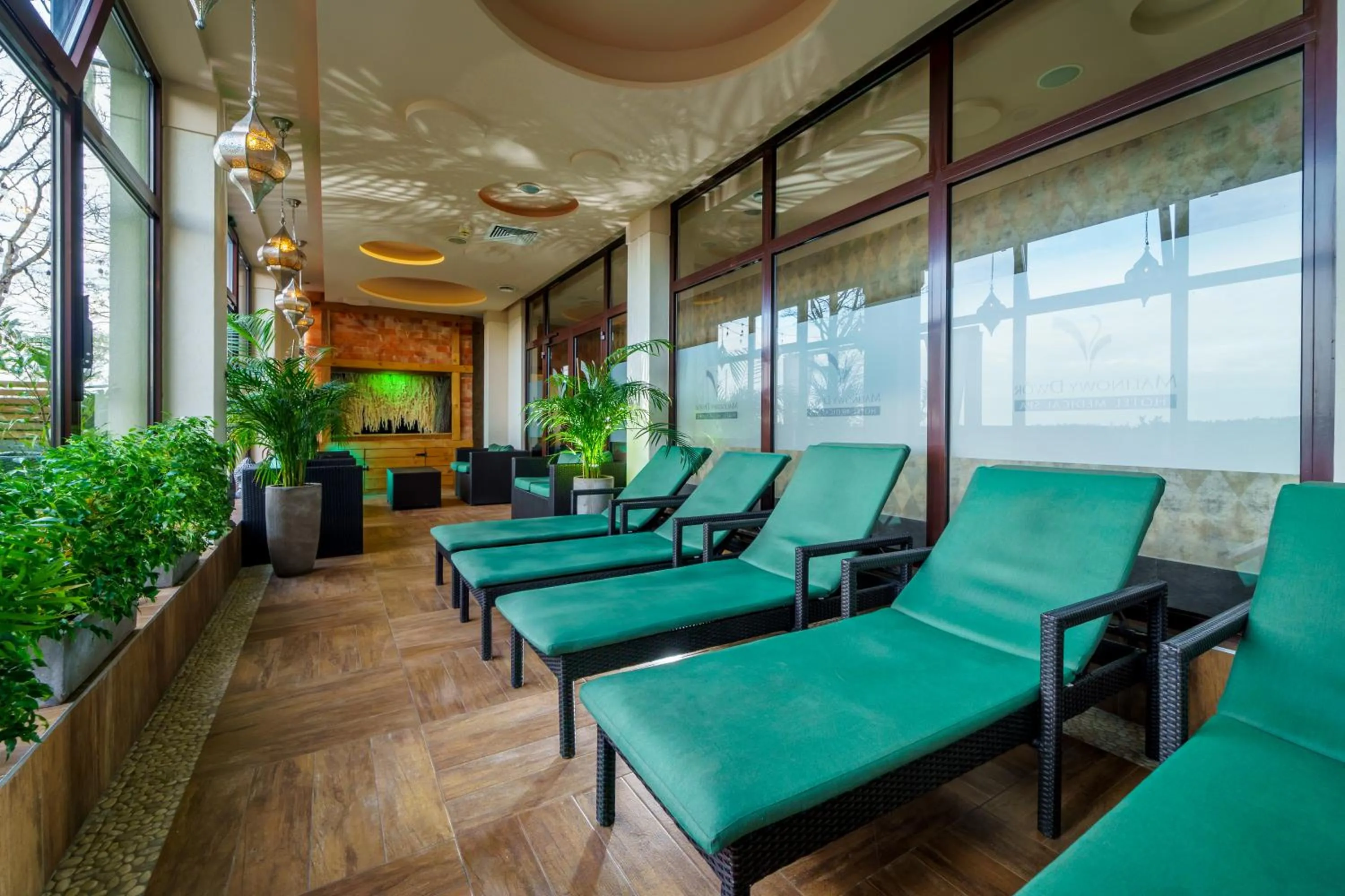 Swimming pool in Malinowy Dwór Hotel Medical SPA
