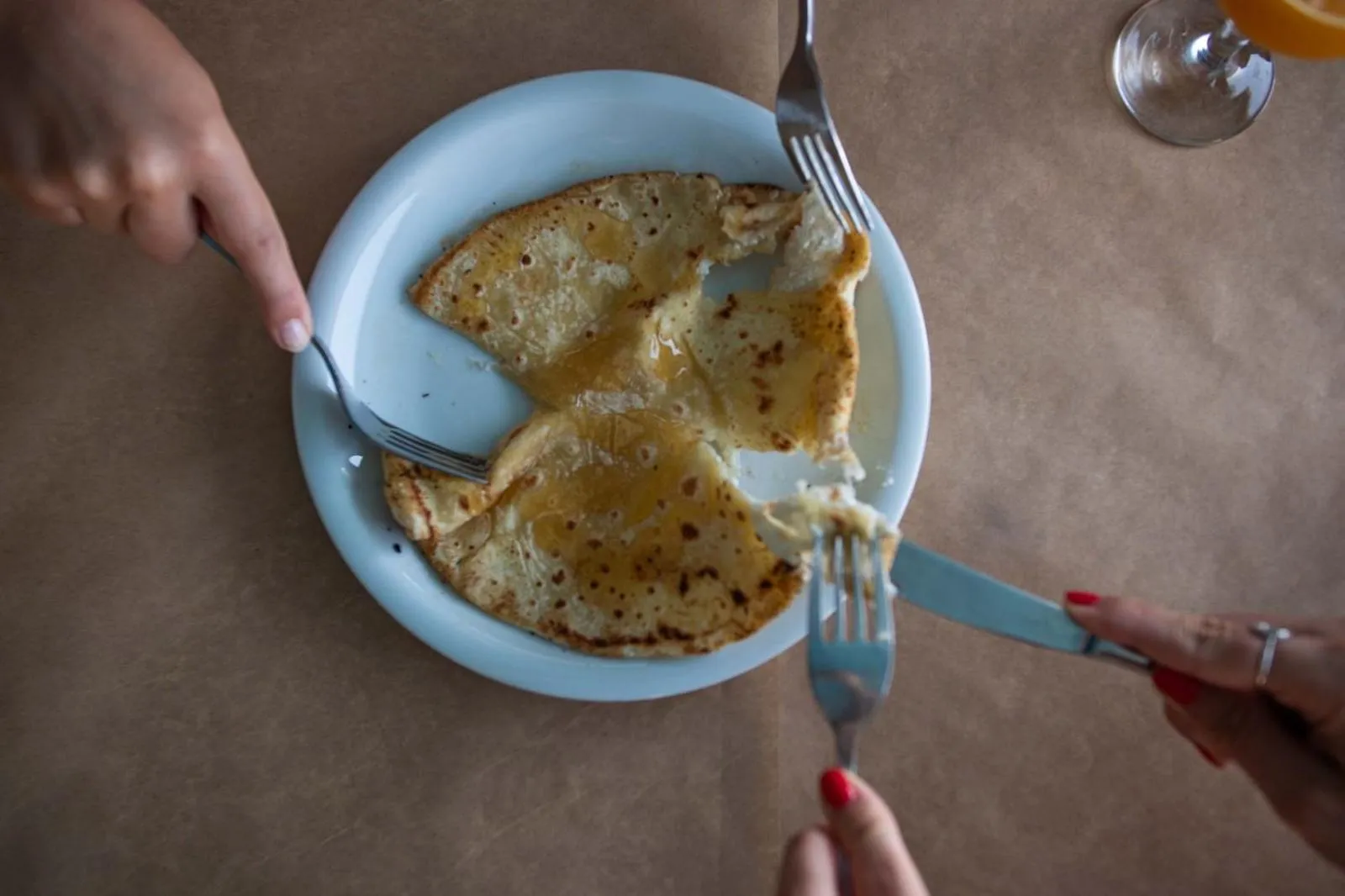 Breakfast in Samaria by the Sea