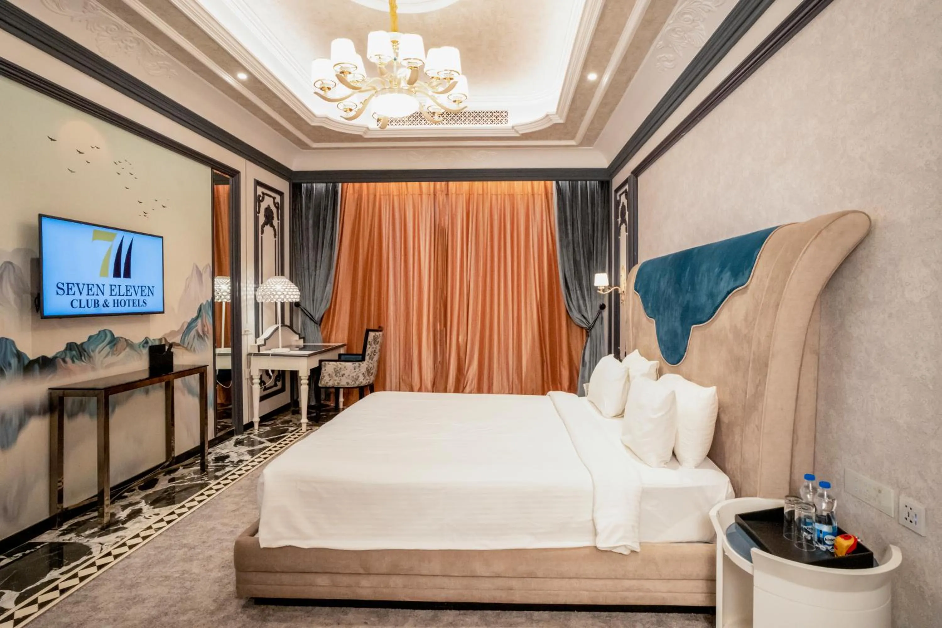 Bed in Seven Eleven Hotels and Club