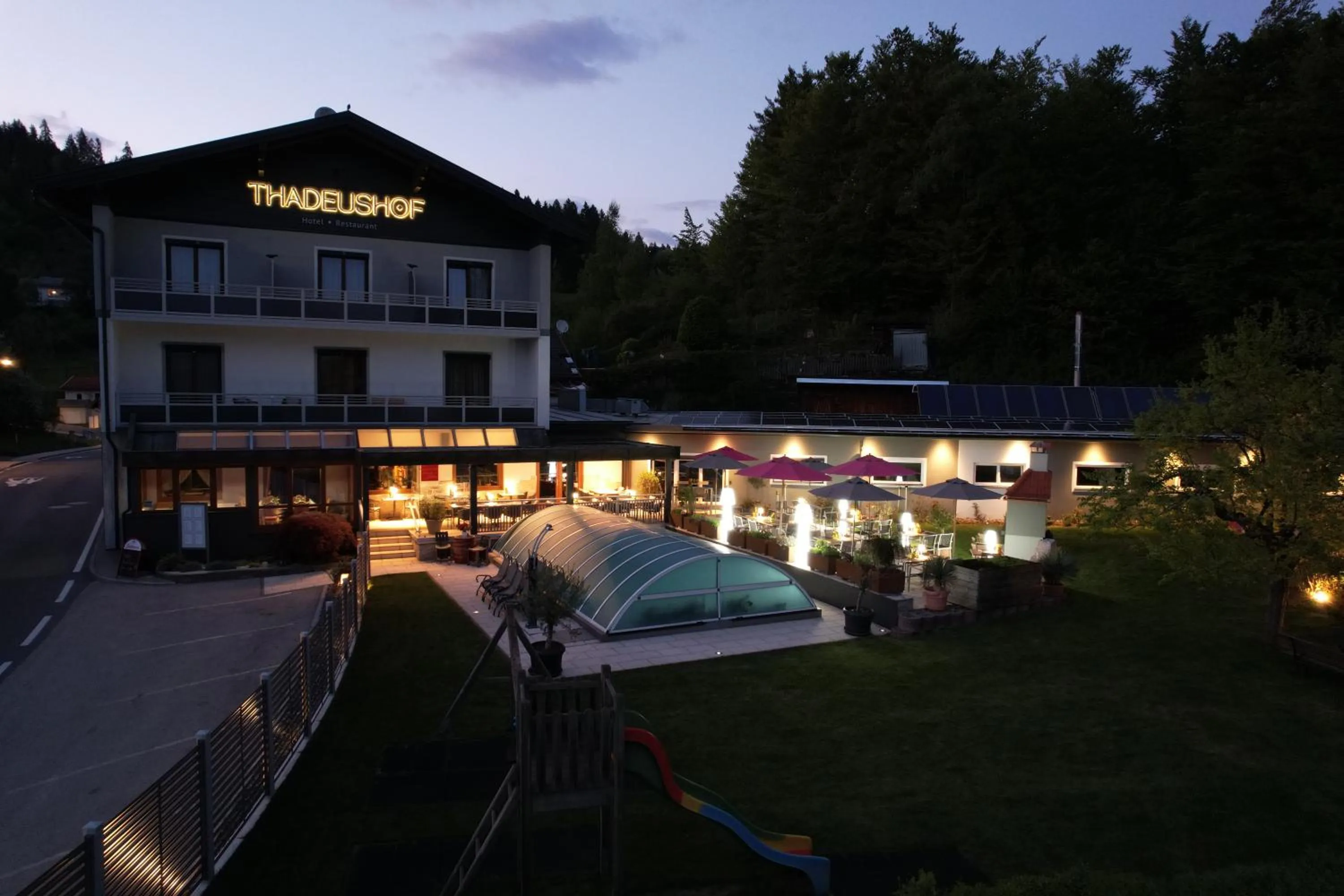 Property building in Hotel Restaurant Thadeushof