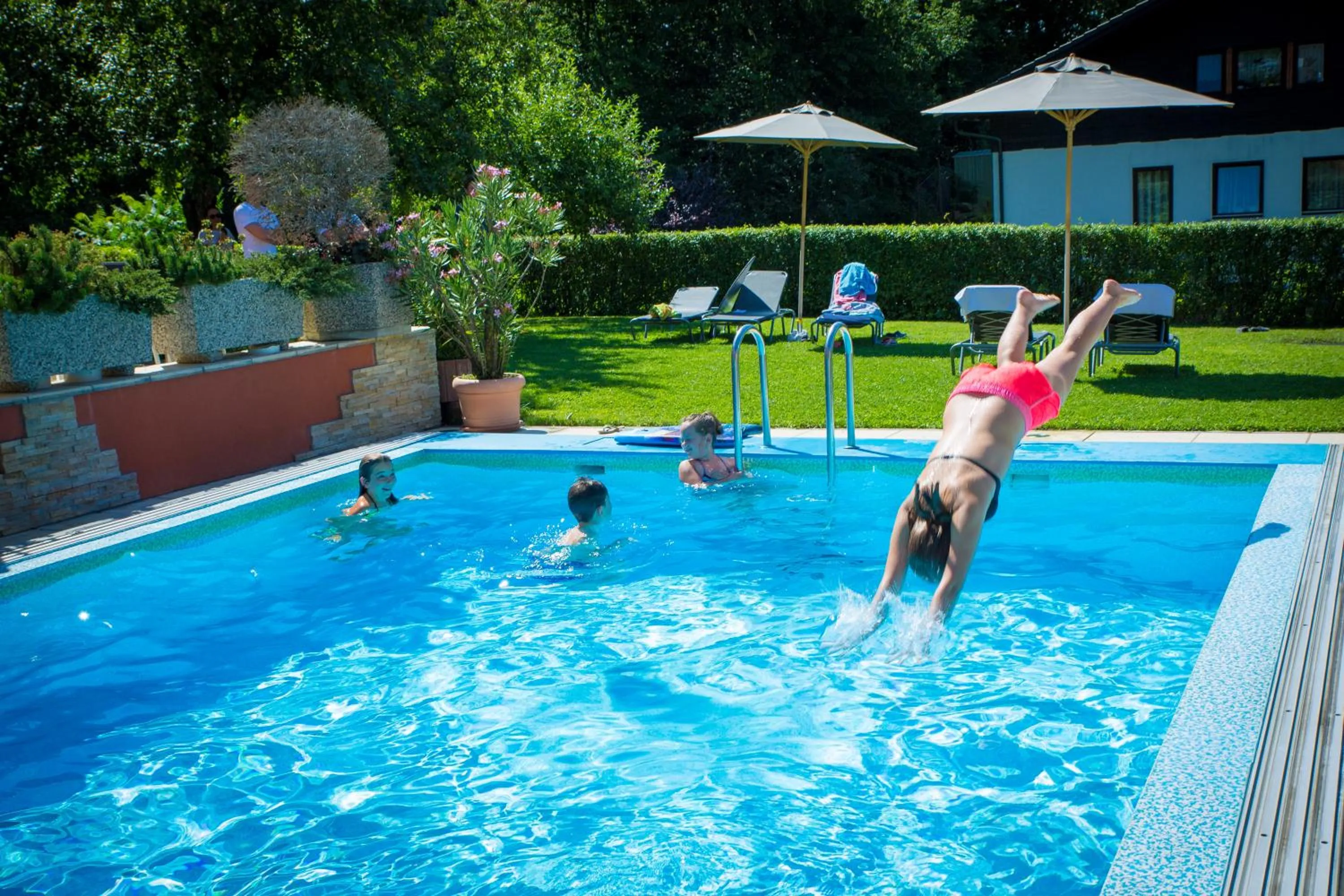 People in Hotel Restaurant Thadeushof