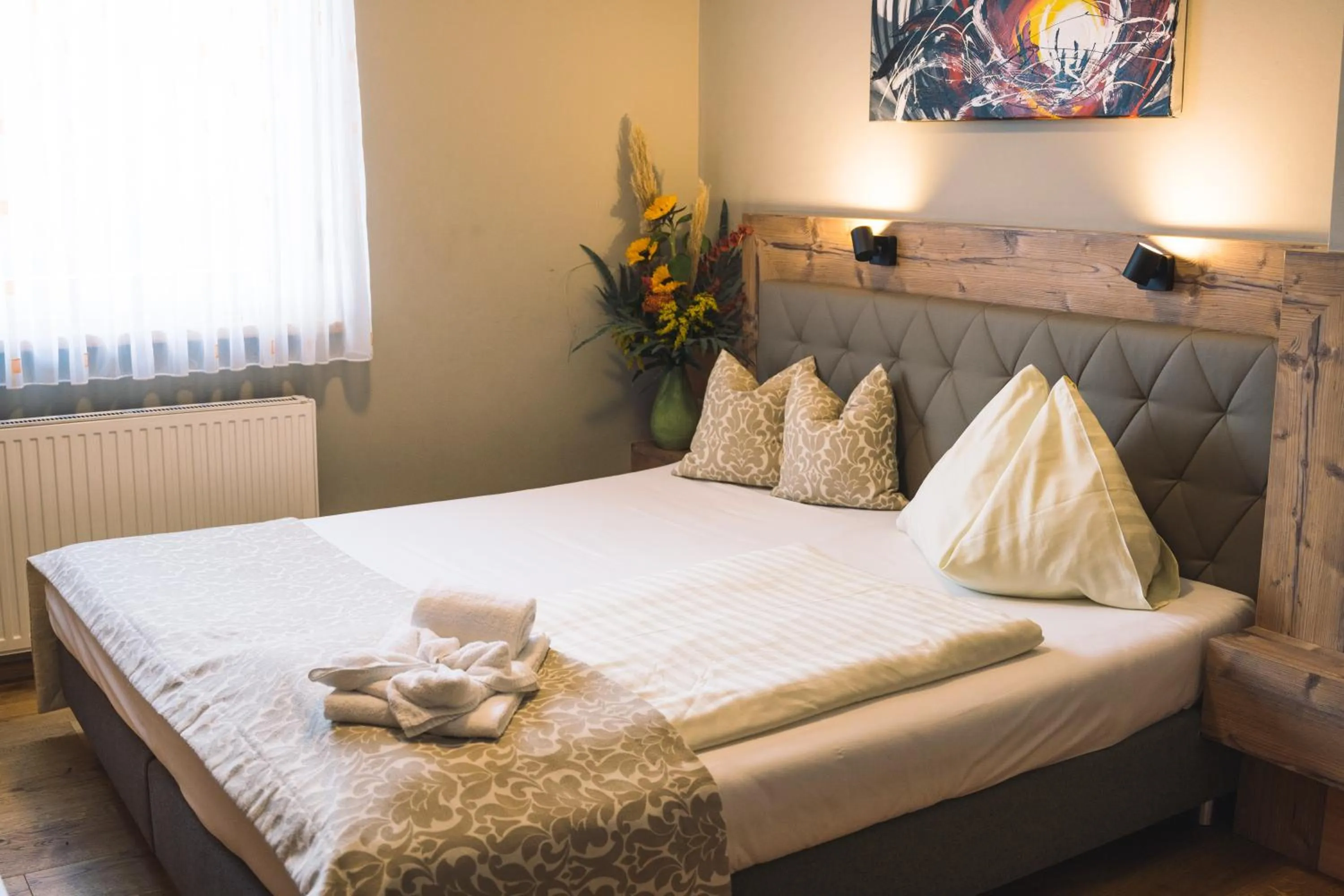 Photo of the whole room, Bed in Hotel Restaurant Thadeushof