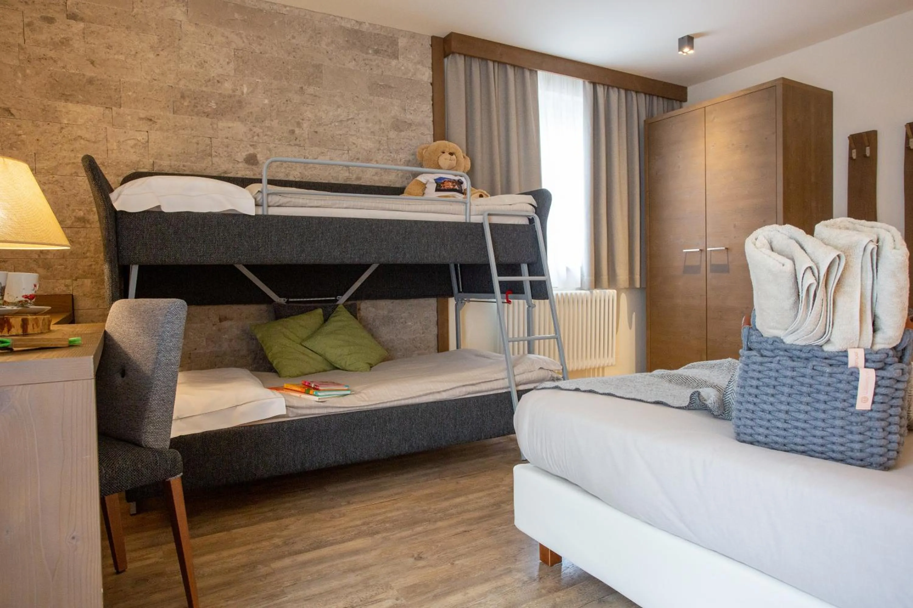 Bedroom in Chalet Tovel - Mountain Lake