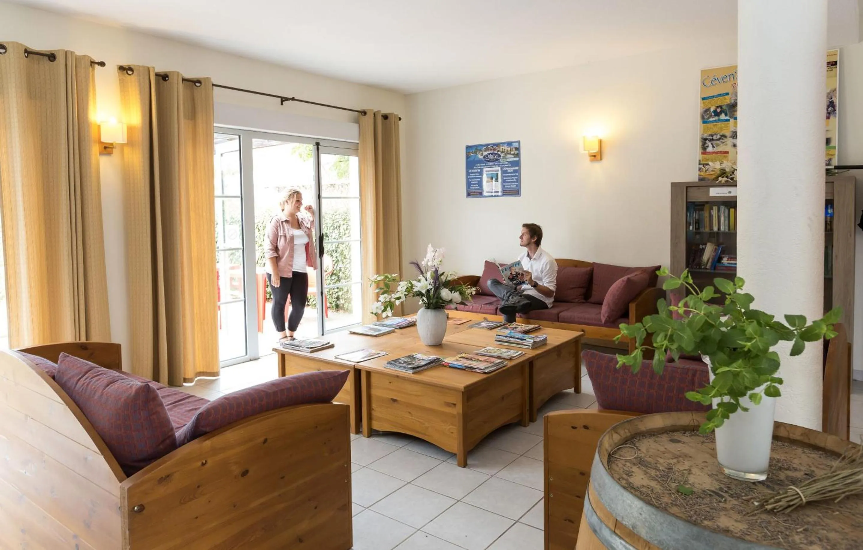 Lobby or reception in Résidence Odalys Les Sources de Manon