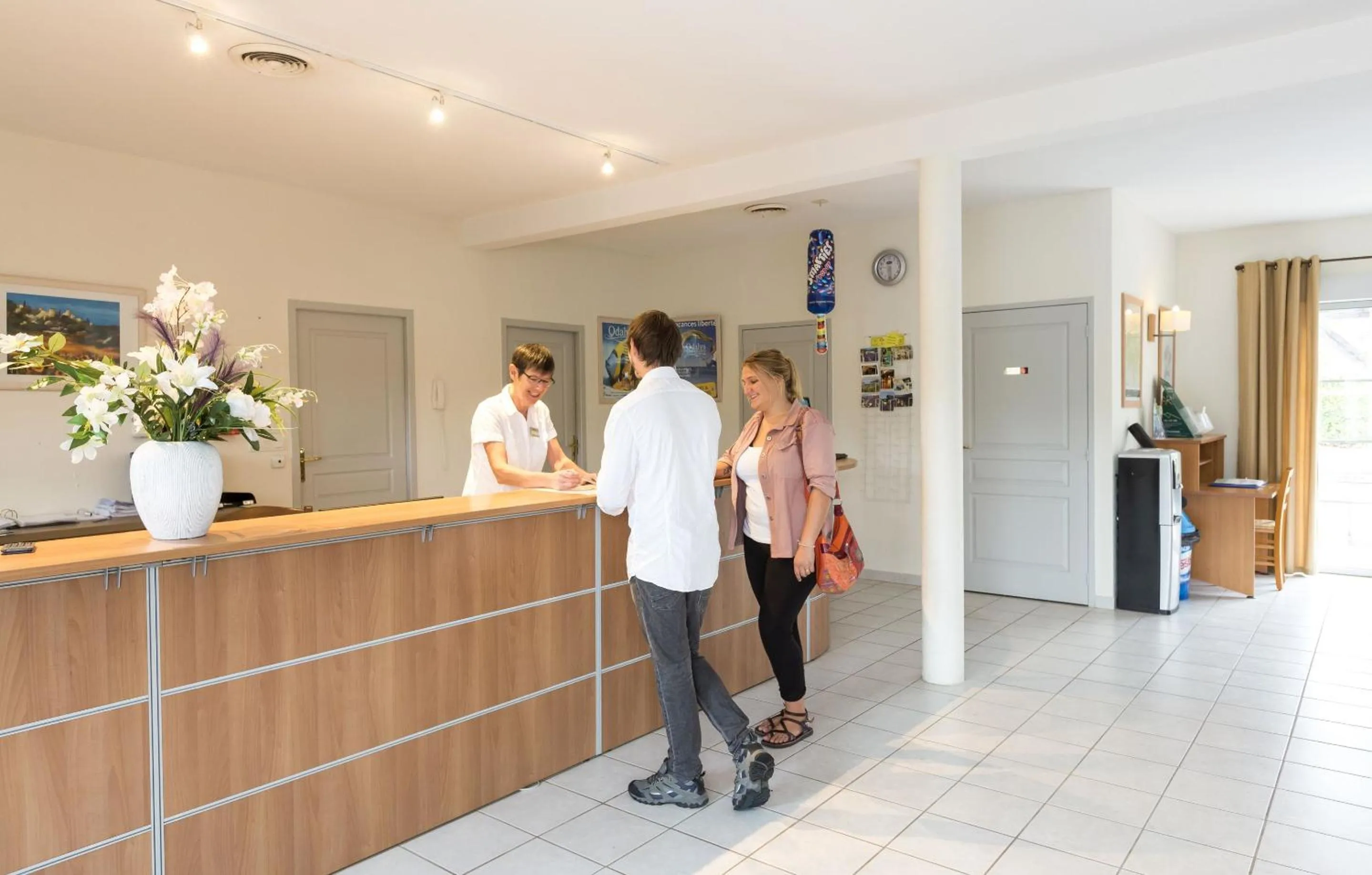 Lobby or reception in Résidence Odalys Les Sources de Manon
