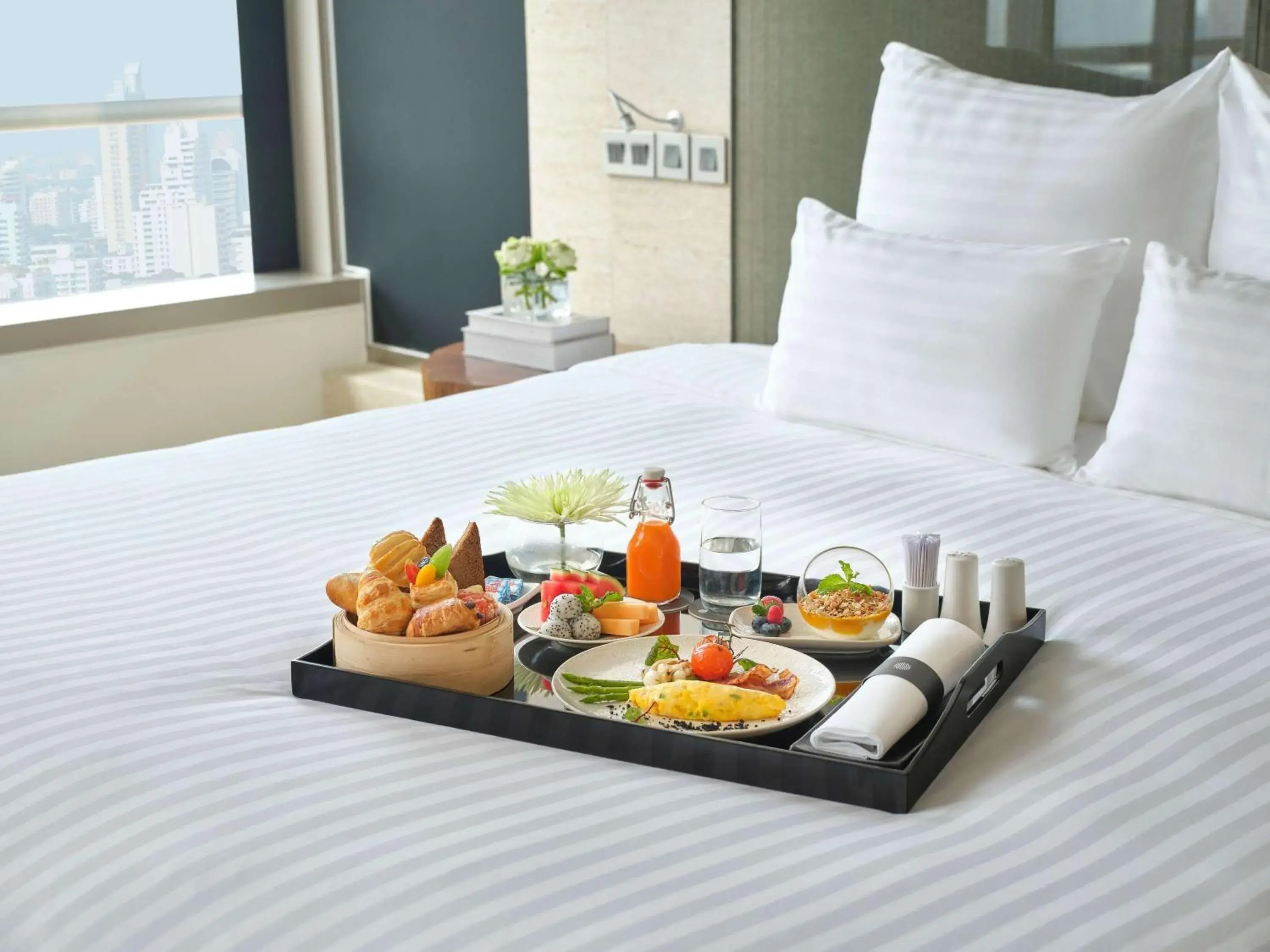 Food and drinks, Bed in Pullman Saigon Centre Food and drinks, Bed in Pullman Saigon Centre