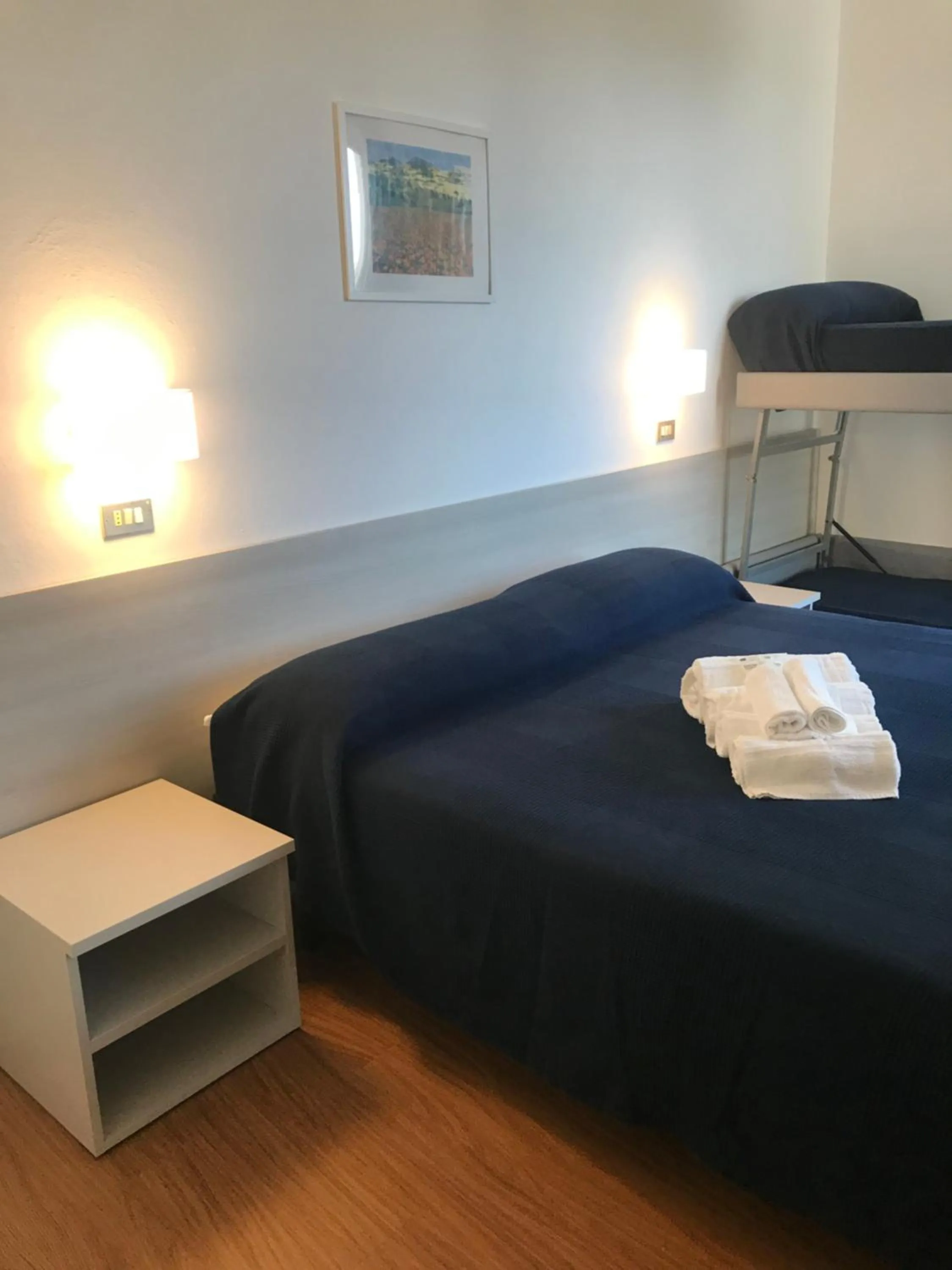 Bed in Hotel Augustus