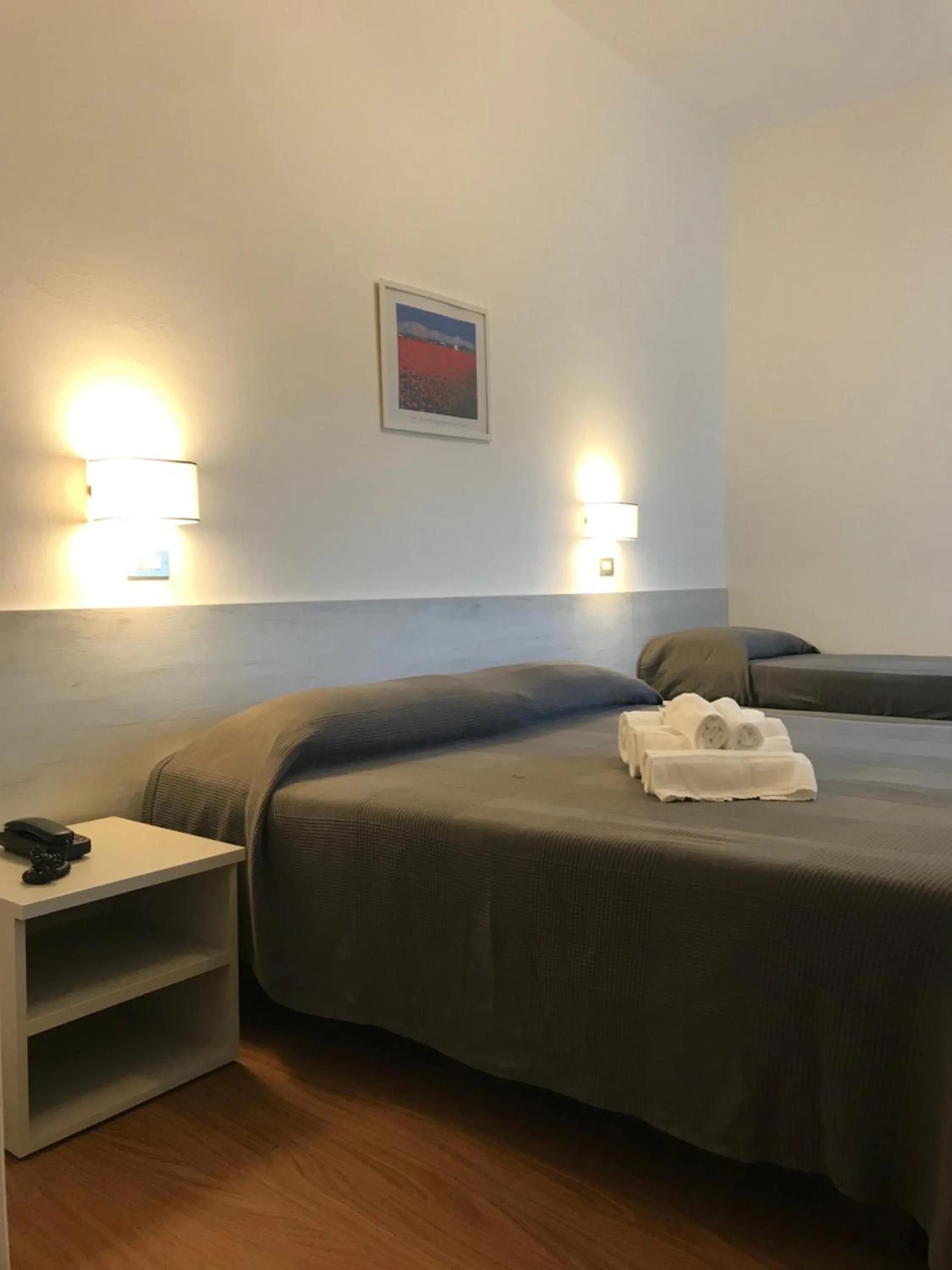 Bed in Hotel Augustus