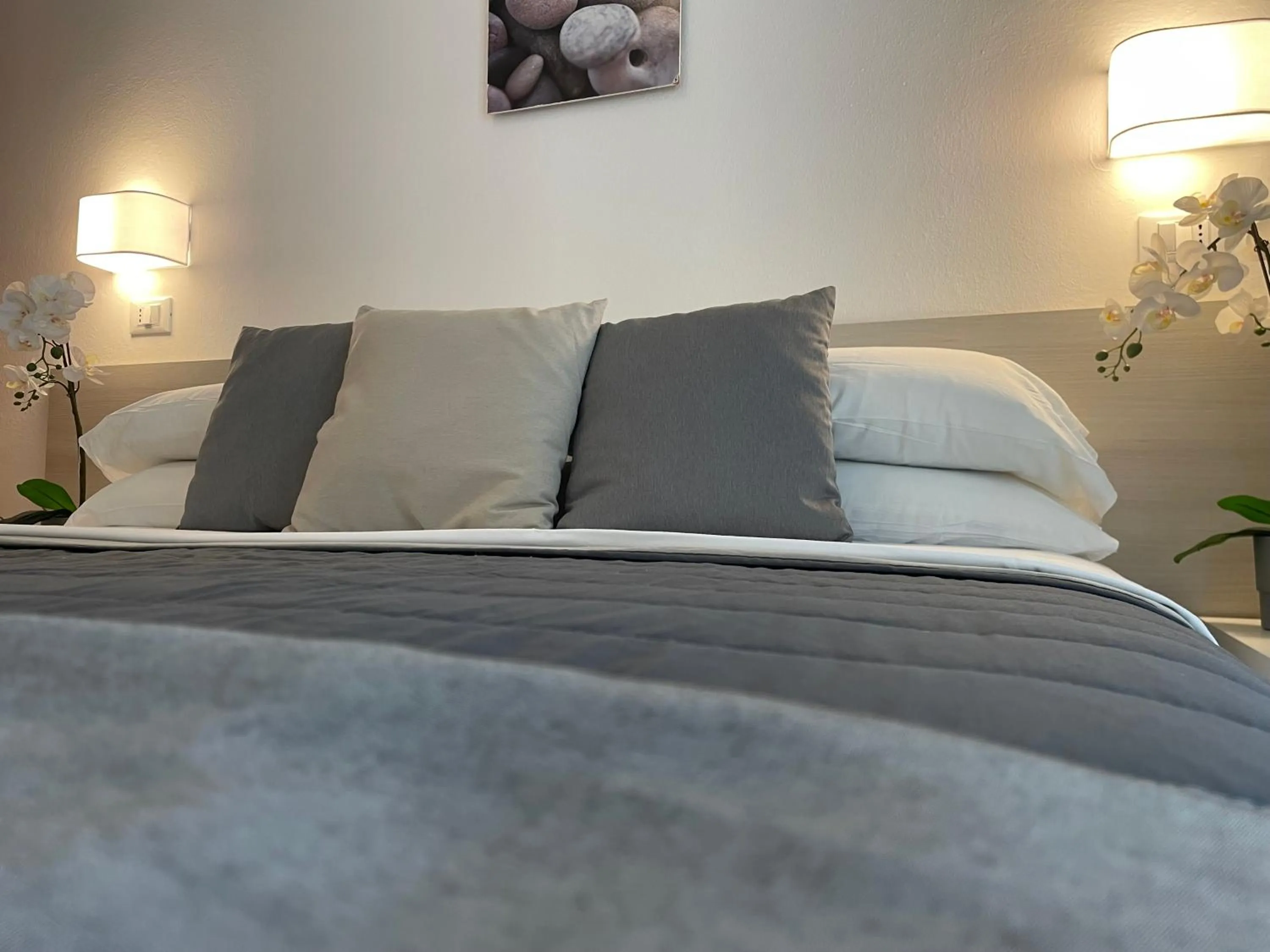 Bed in Hotel Augustus