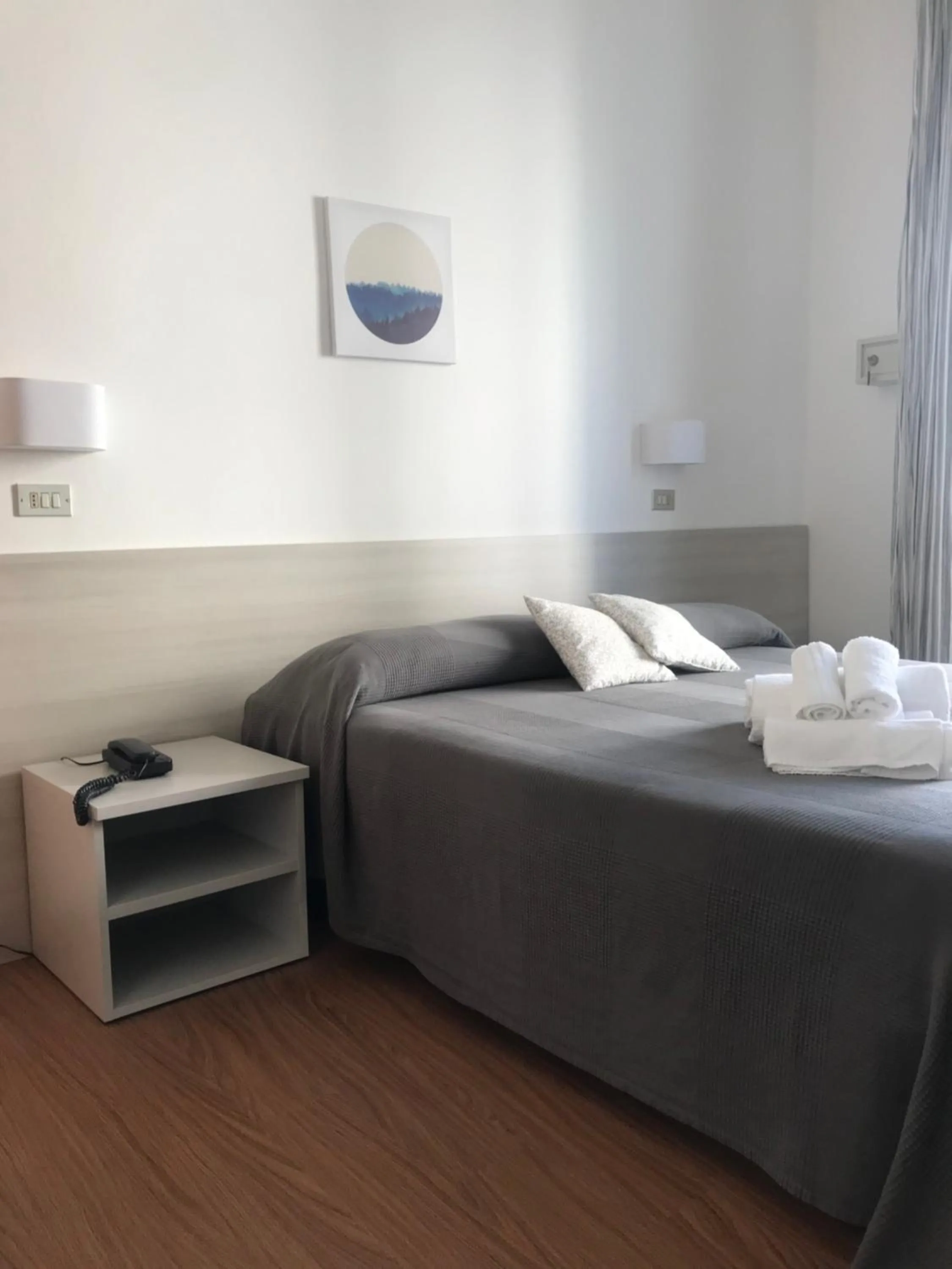 Bed in Hotel Augustus