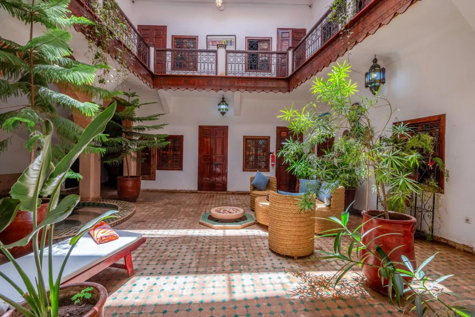 Patio in Riad Saba