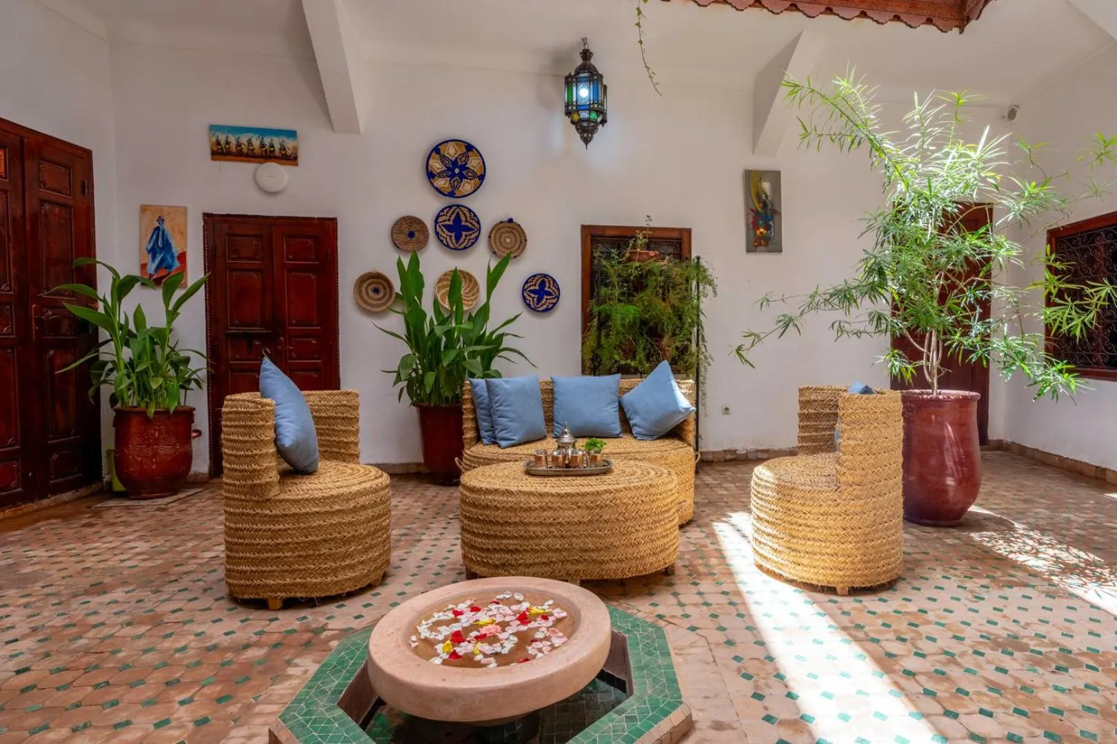 Living room in Riad Saba