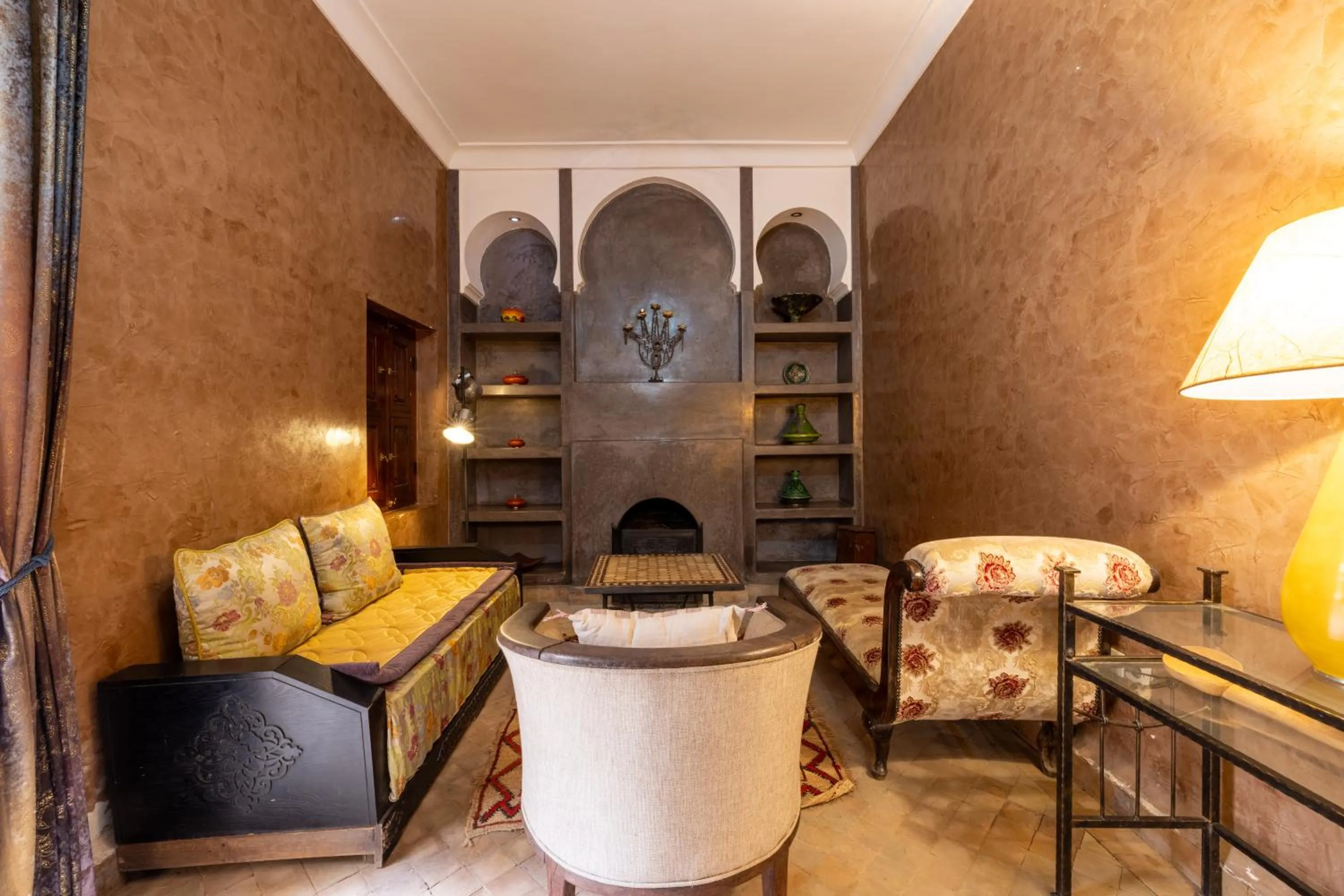 Communal lounge/ TV room in Riad Saba