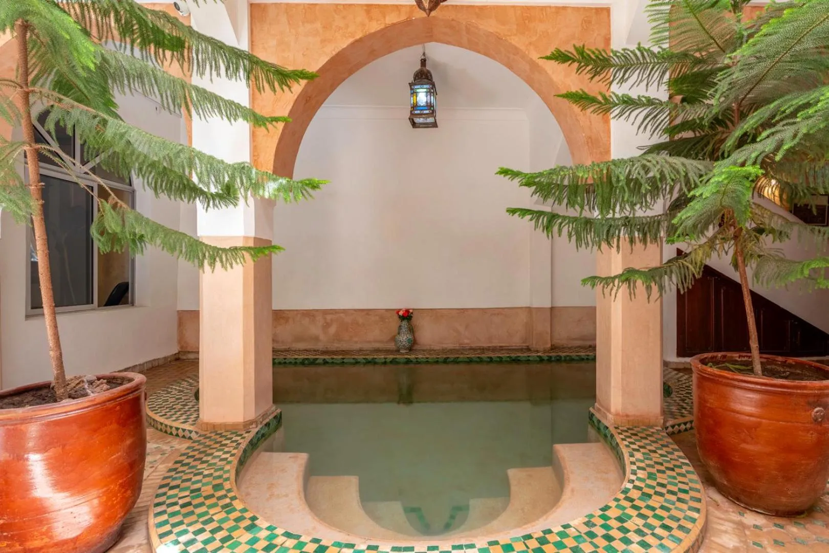 Pool view in Riad Saba