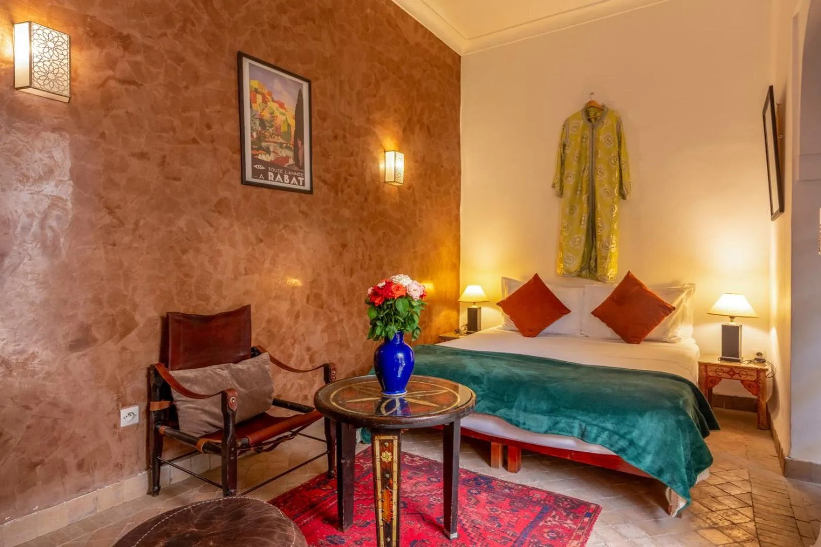 Bed in Riad Saba