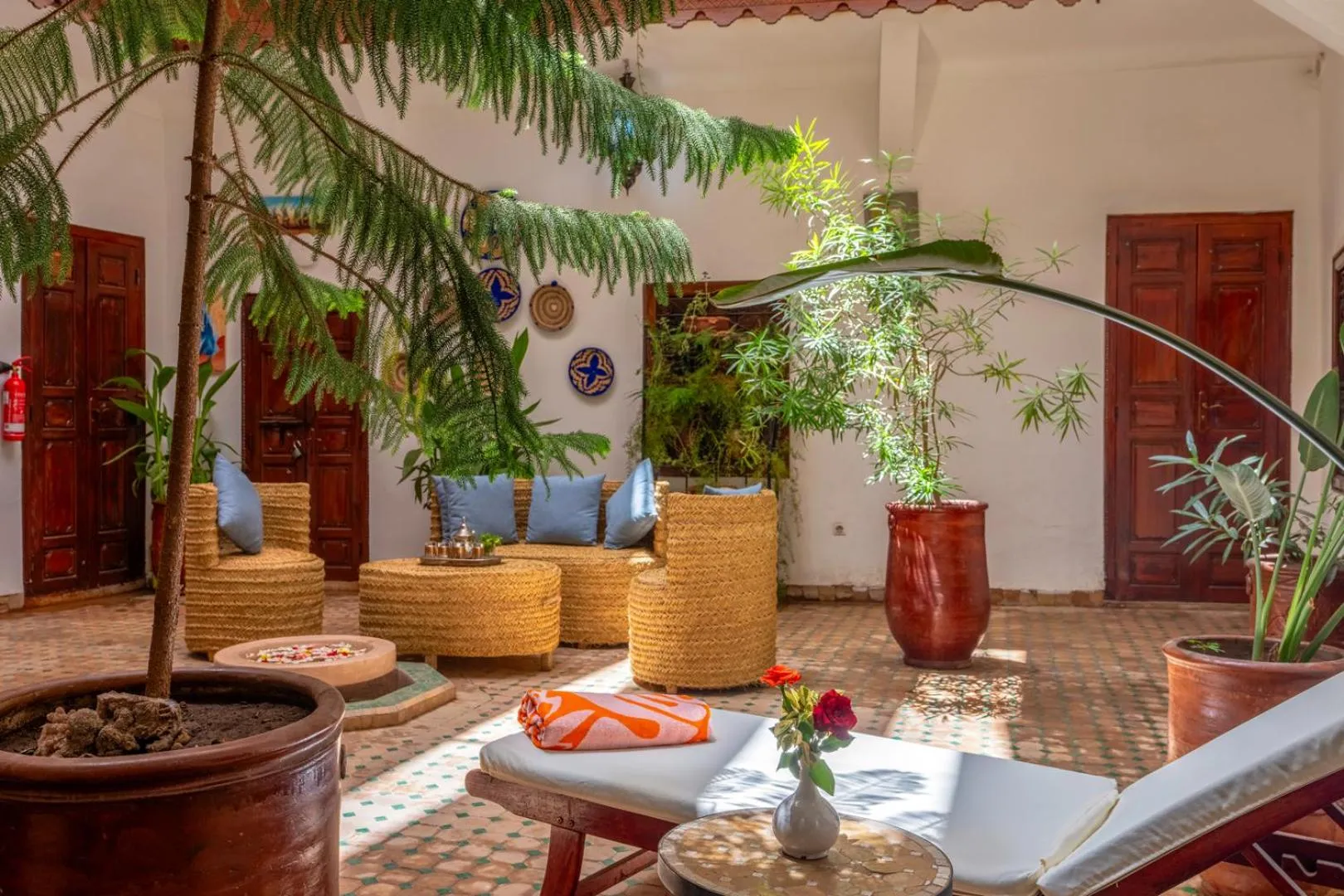 Living room in Riad Saba