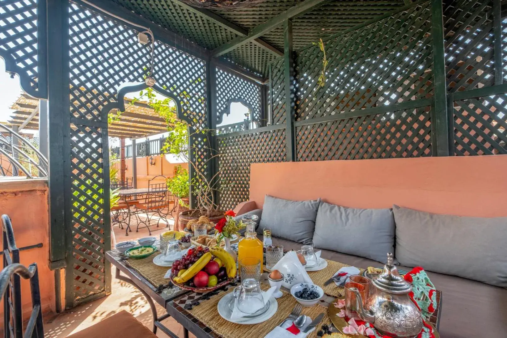 Breakfast in Riad Saba Breakfast in Riad Saba