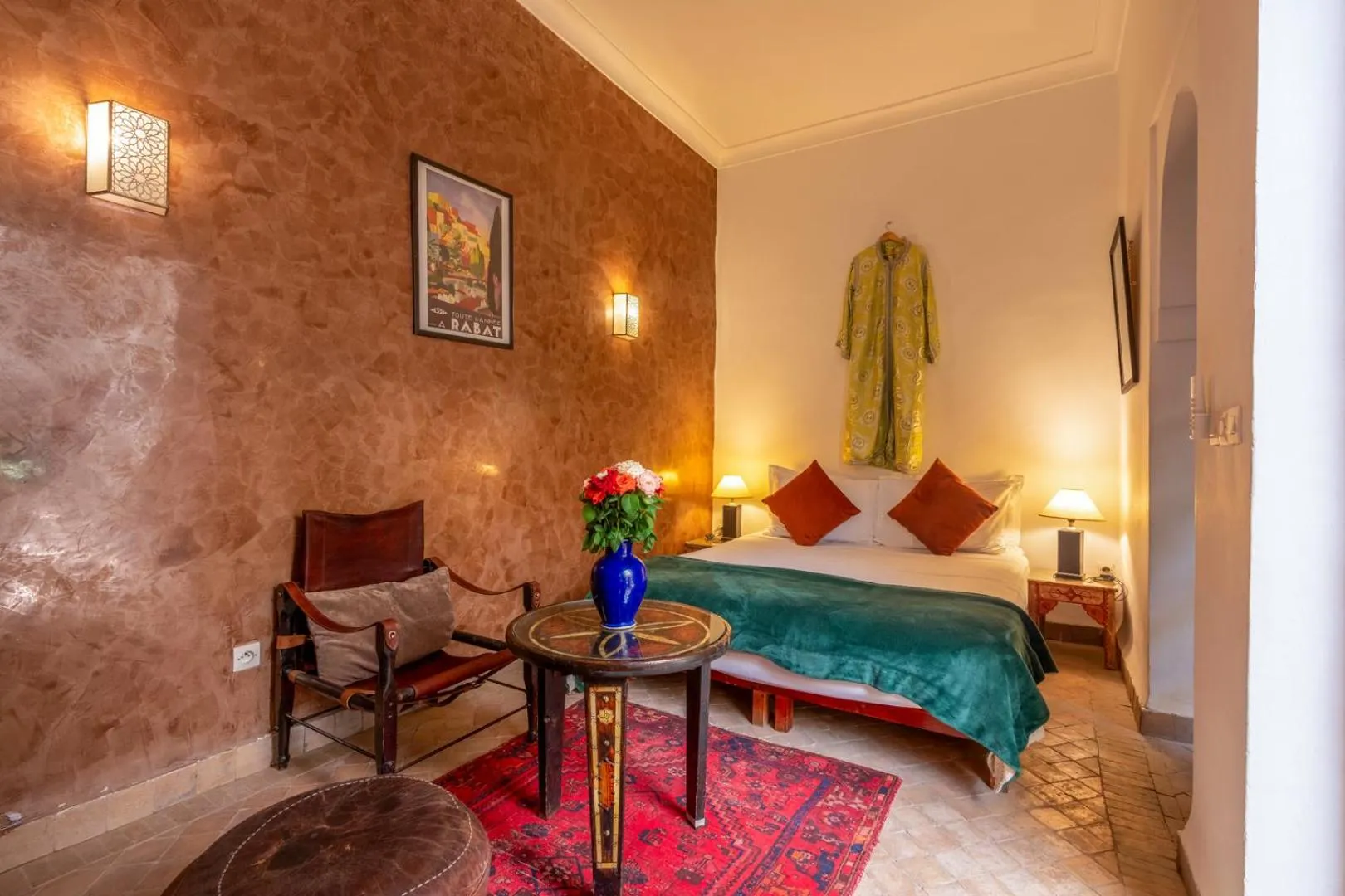 Bed in Riad Saba