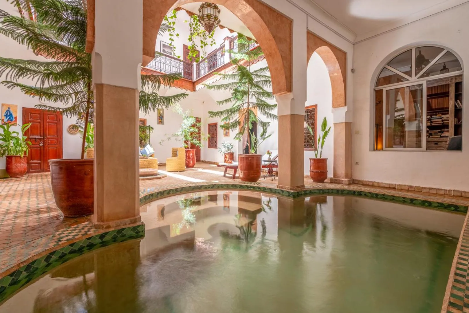 Pool view in Riad Saba