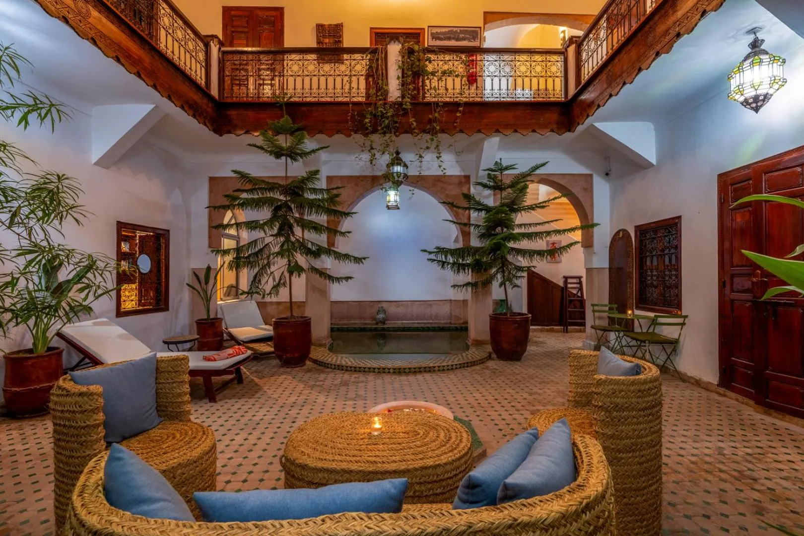 Living room in Riad Saba