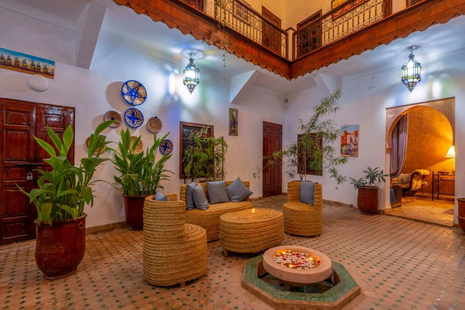 Living room in Riad Saba